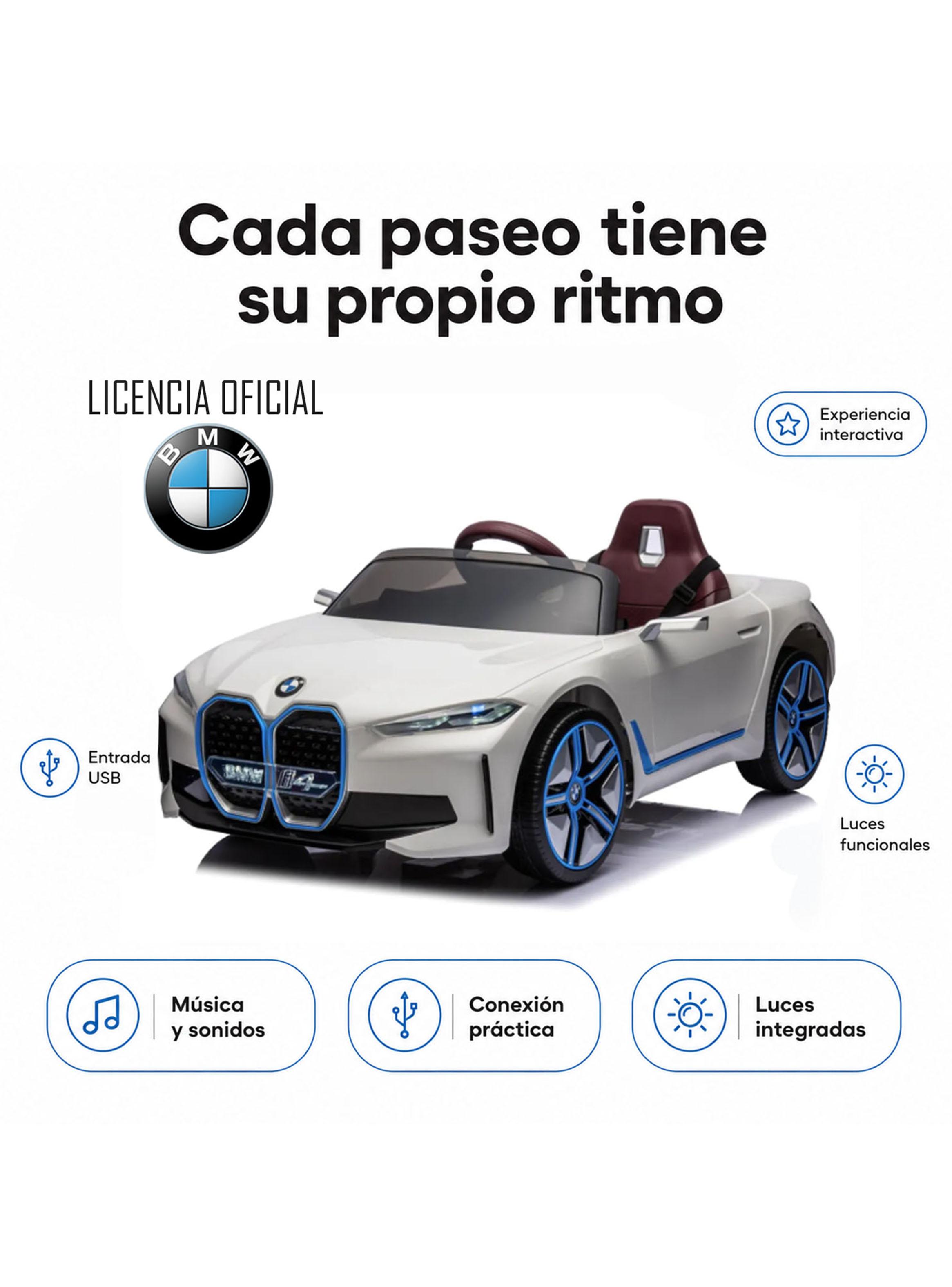 Auto Batería BMW I4 Blanco 12V-2