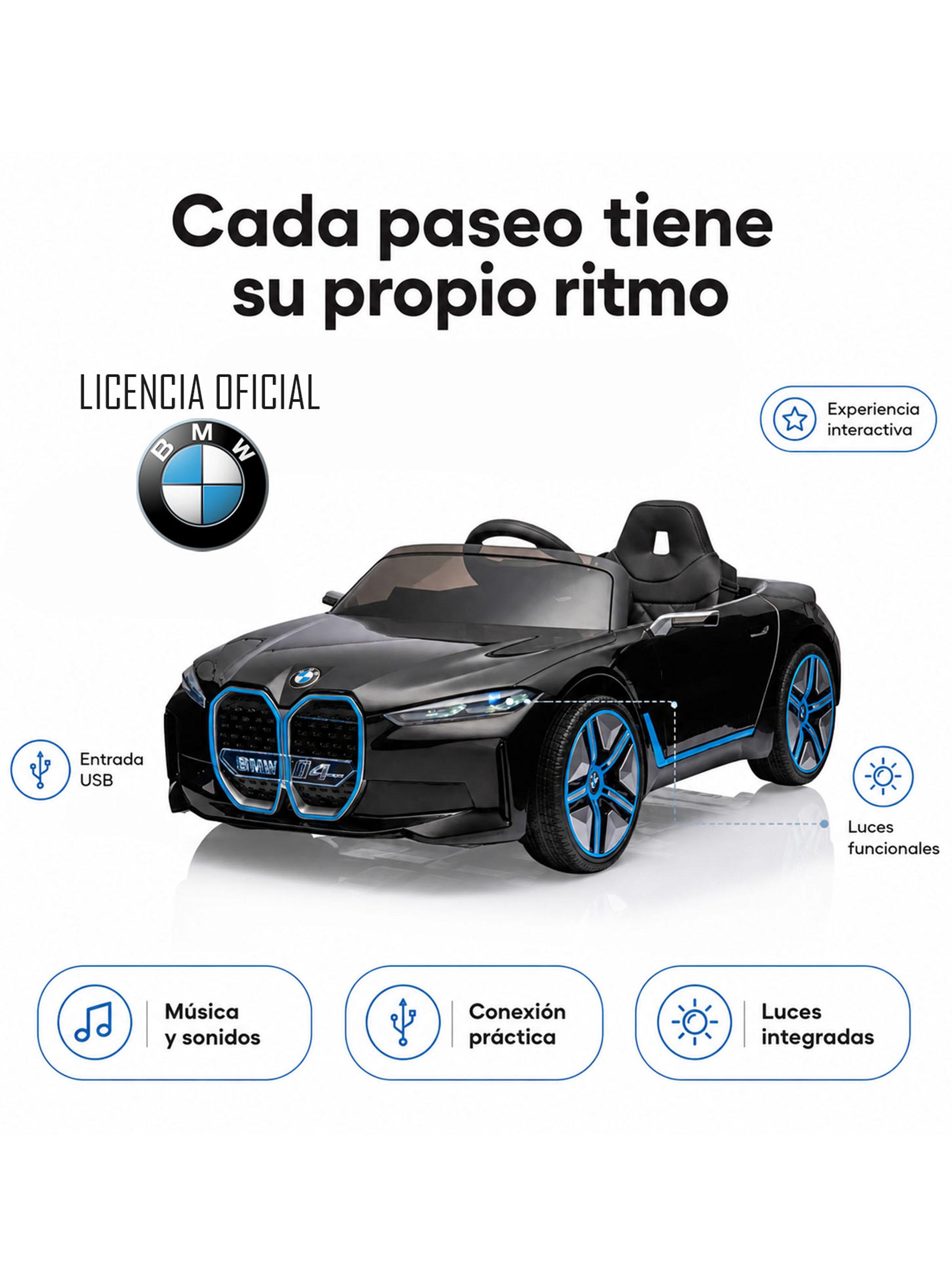 Auto Batería BMW I4 Negro 12V-2