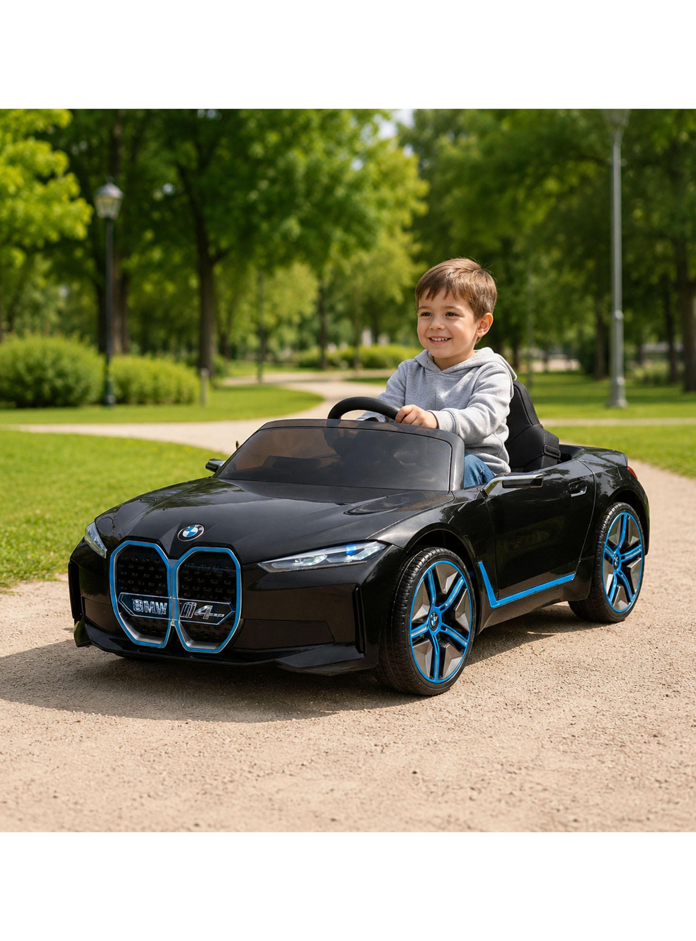 Auto Batería BMW I4 Negro 12V-5