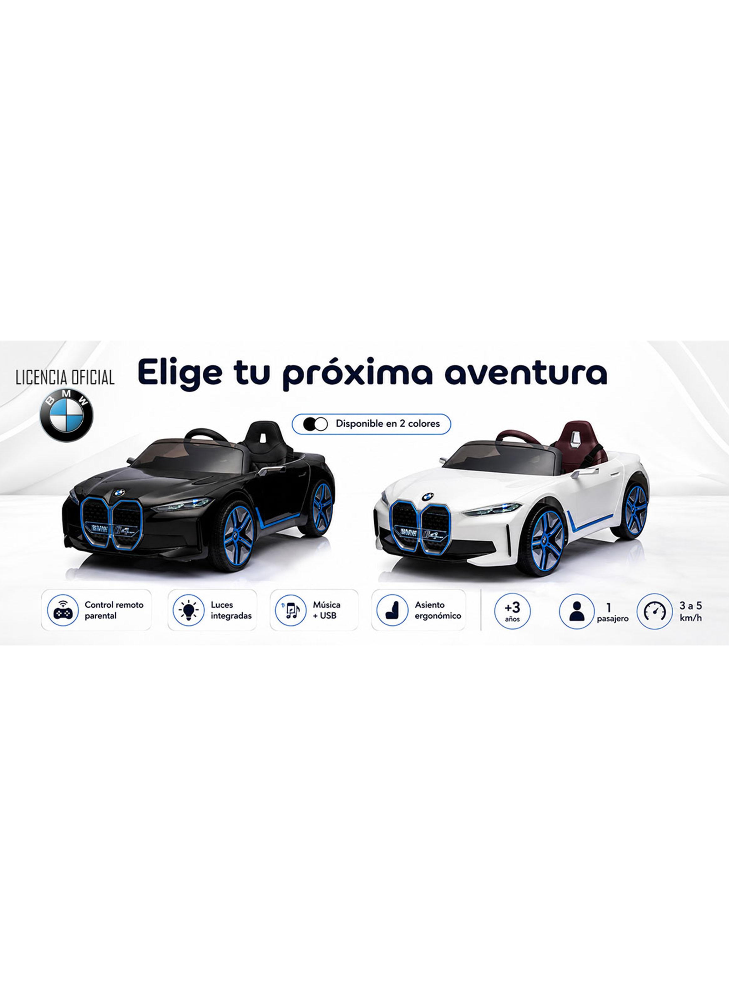 Auto Batería BMW I4 Negro 12V-3