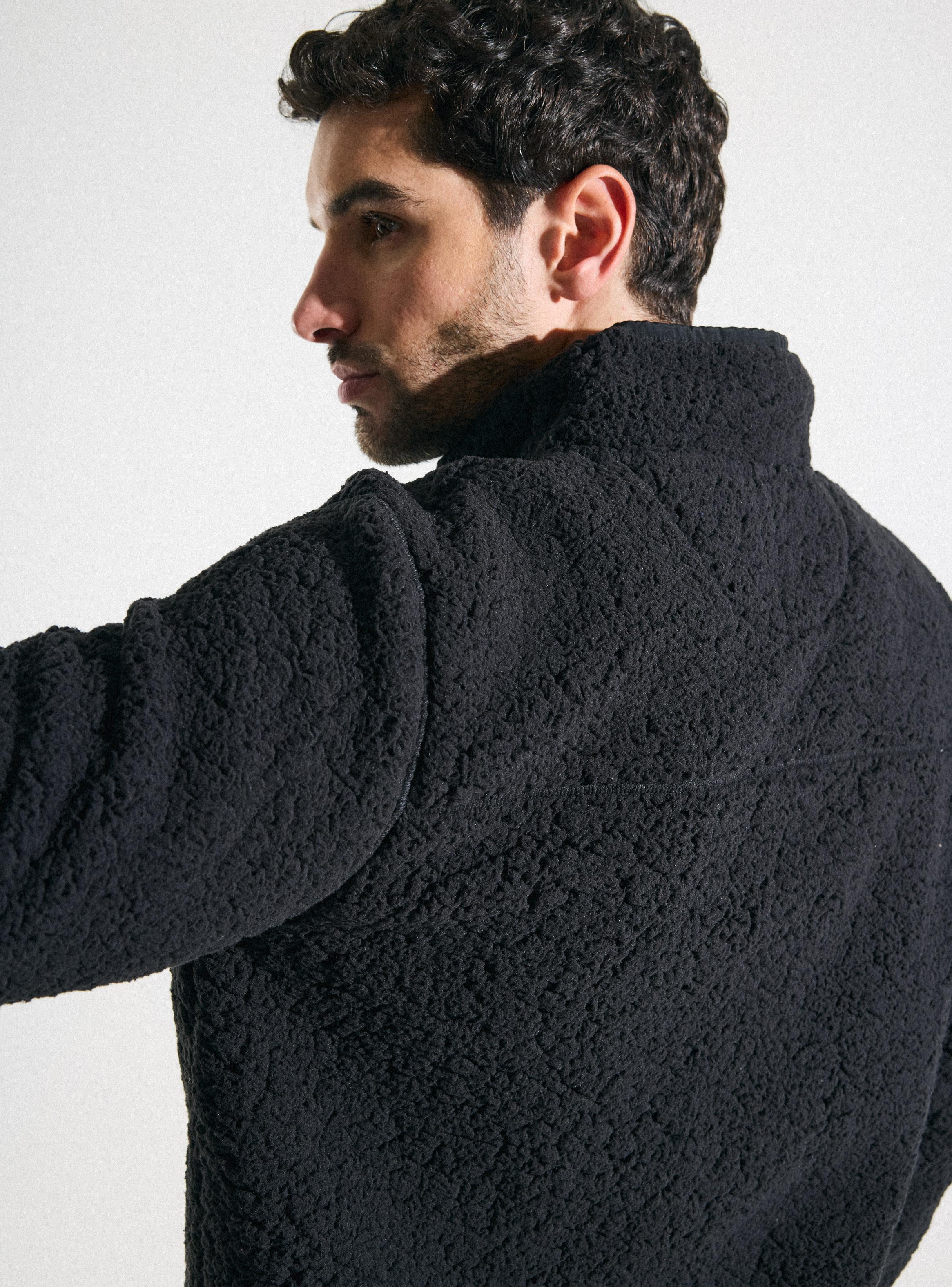 Polar Sherpa Bolsillo Pecho De Tela-3