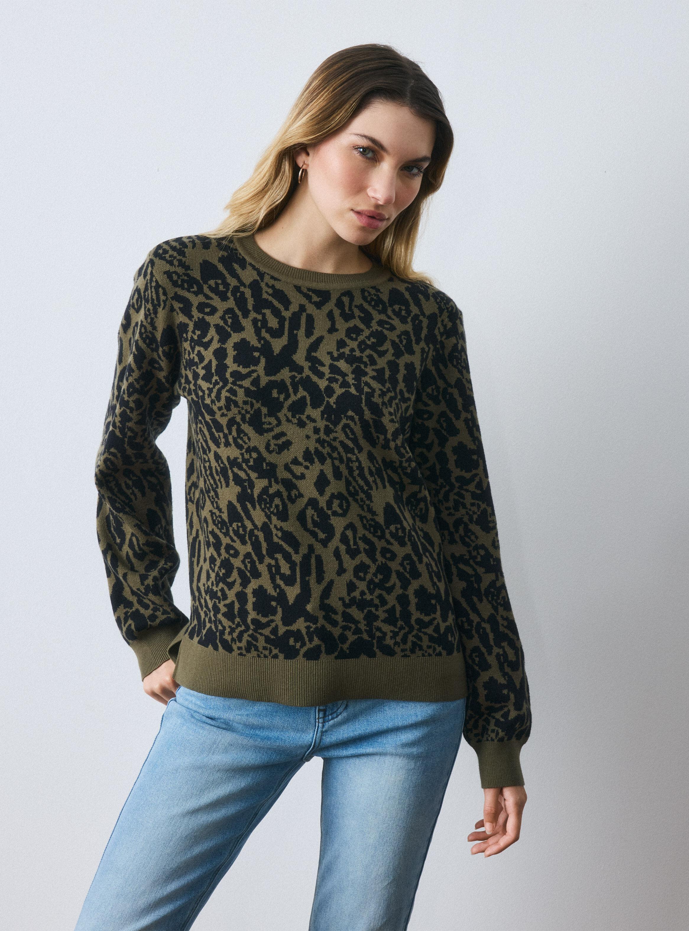 Sweater Jacquard Diseño Animal-0
