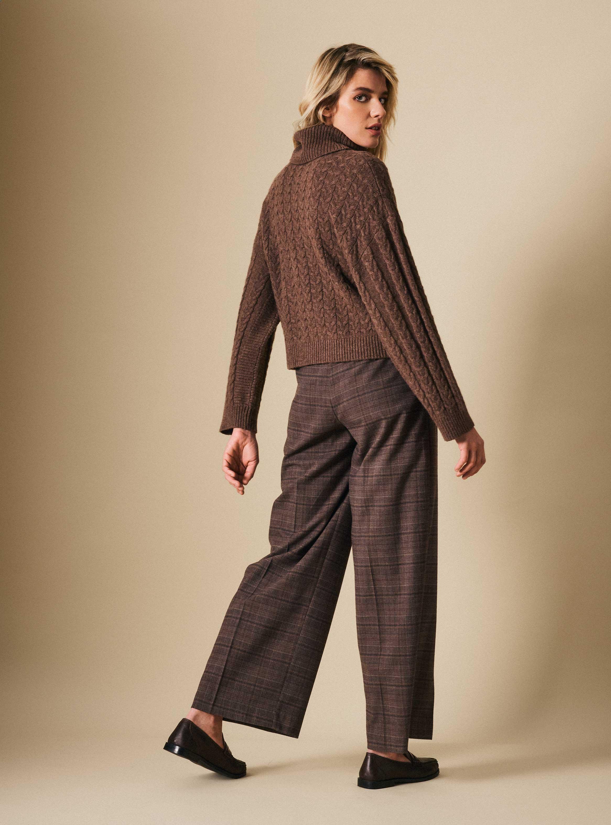 Sweater Trenzado de Lana Merino-5