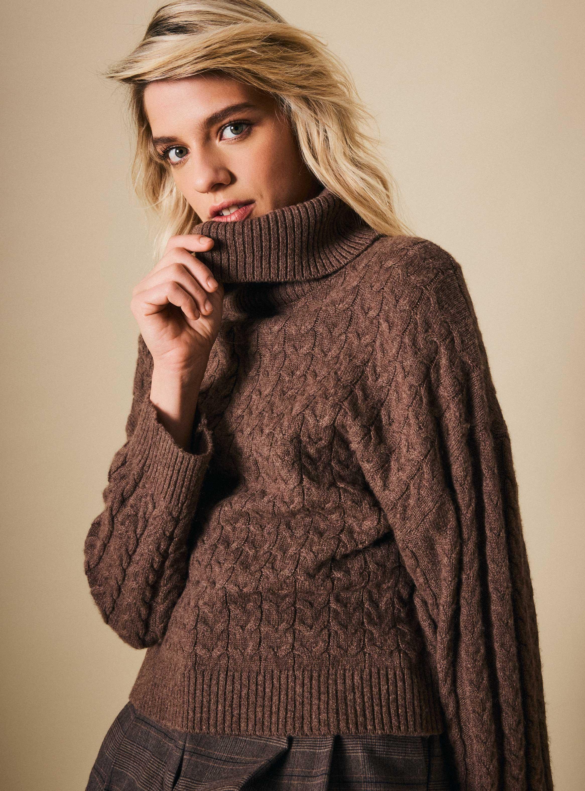Sweater Trenzado de Lana Merino-2