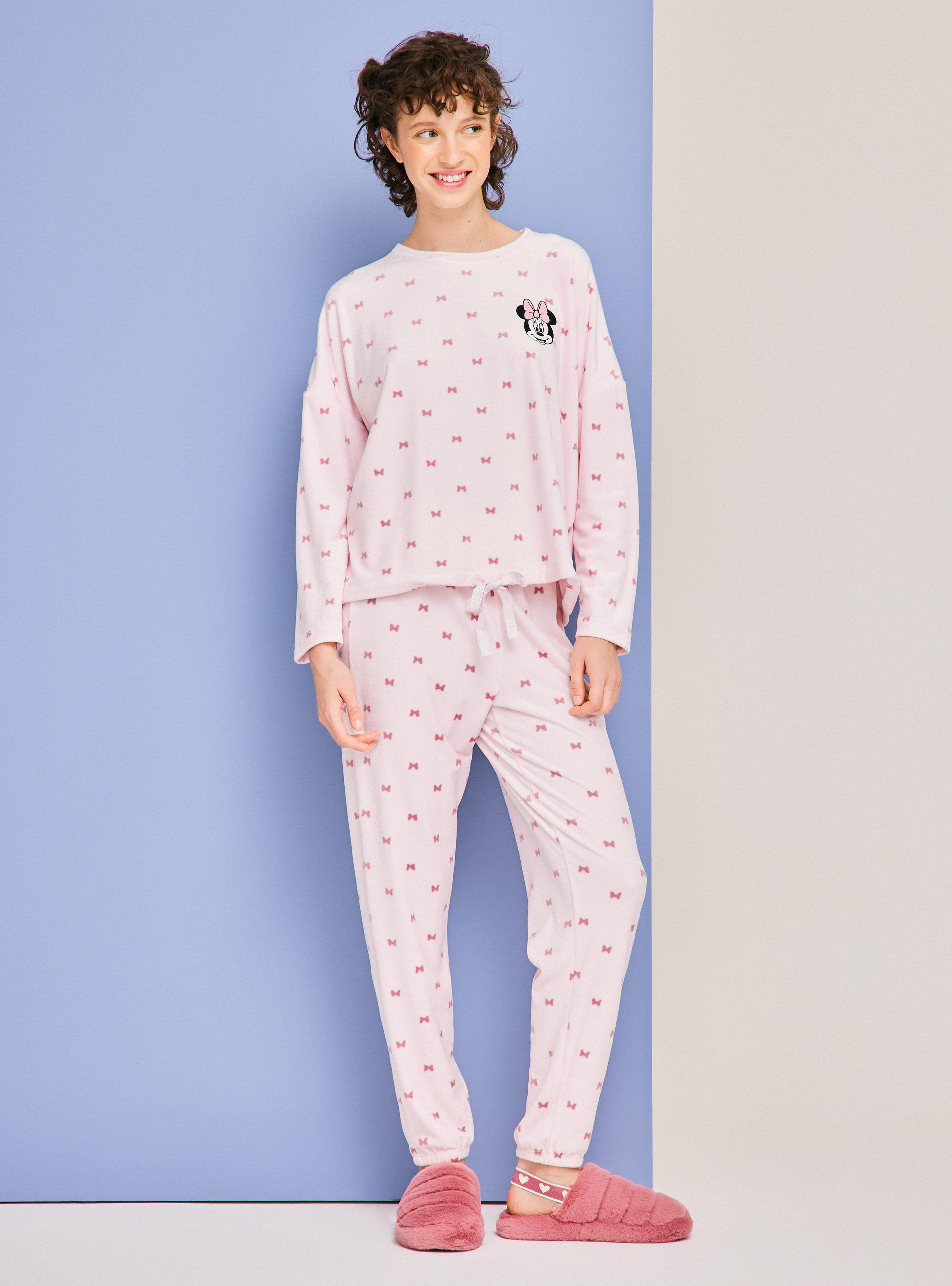 Pijama Disney Minnie Aplicación Bordado y Folia-4