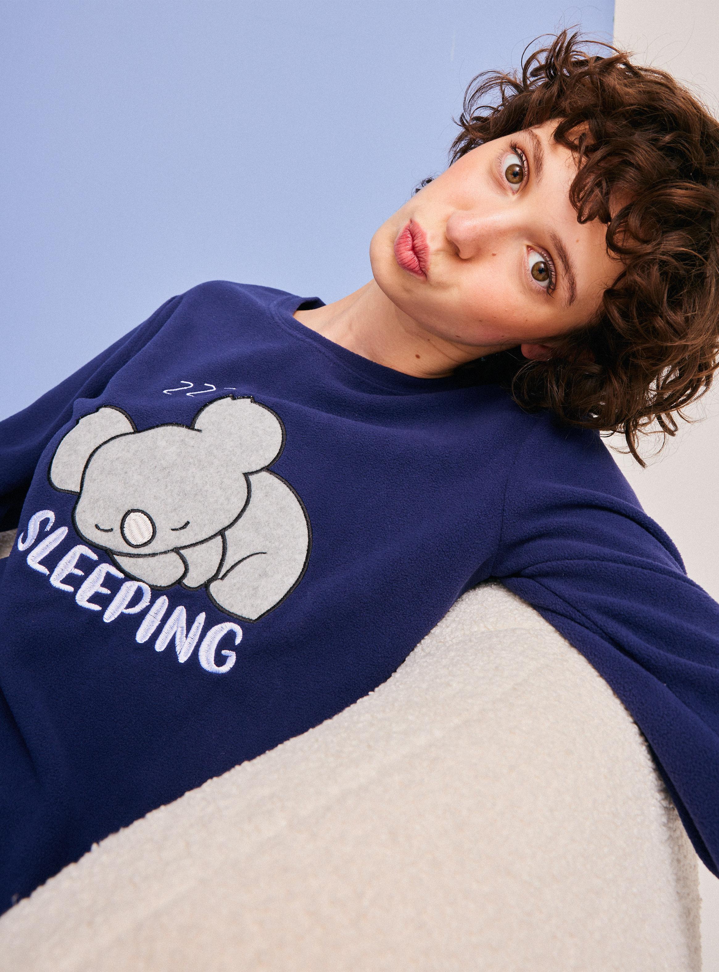 Pijama Polar Pack de Regalo Calcetín Pantuflas-2