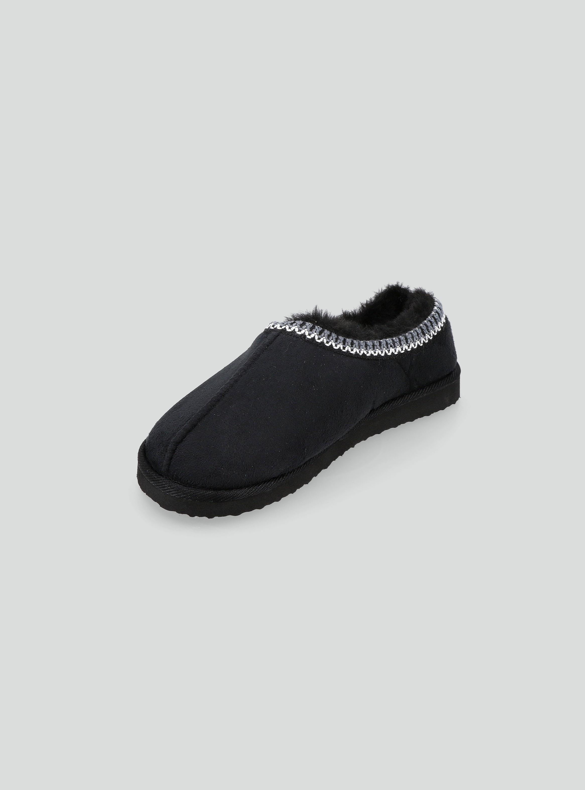 Pantufla Suede Detalle Cinta Bordado-2