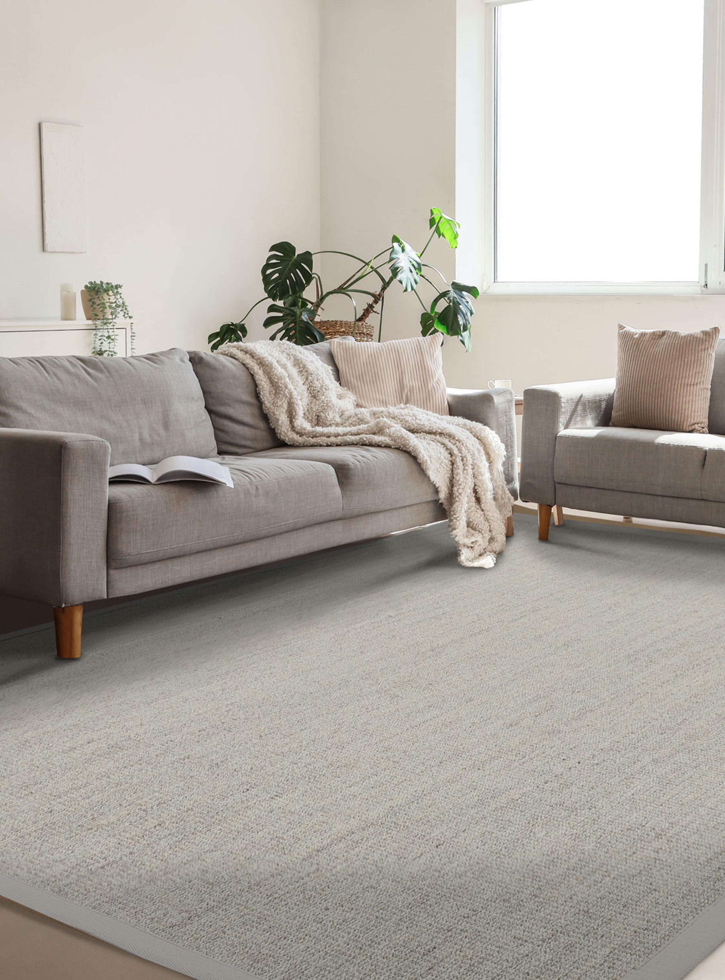 Alfombra 160 x 230 cm Sisal Borde Marfil-4