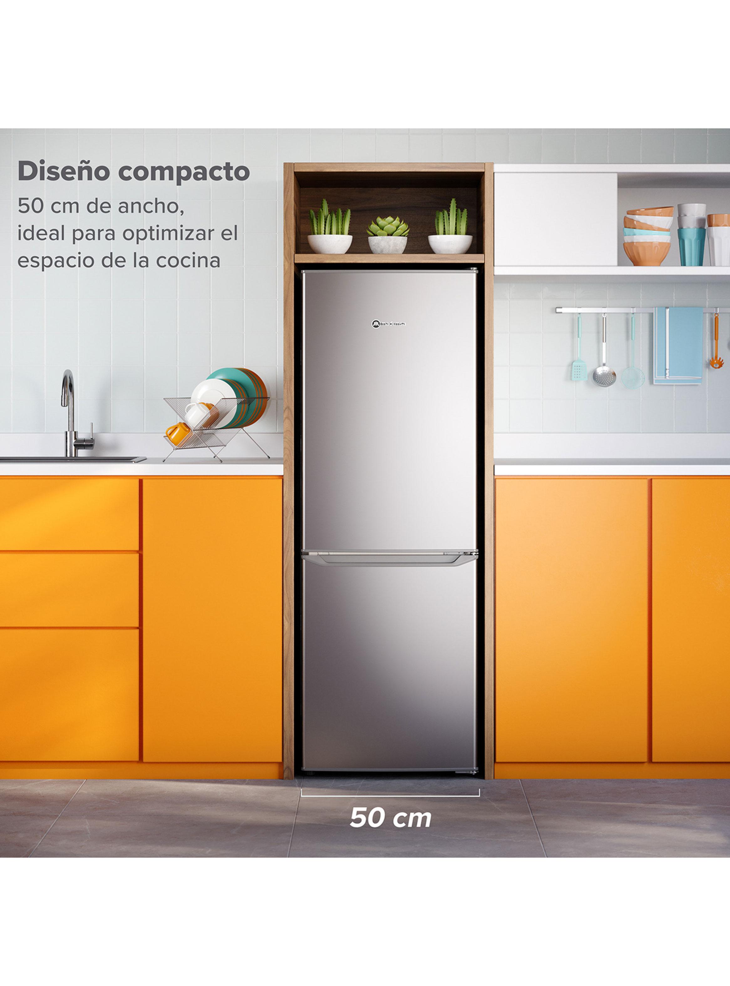 Refrigerador Bottom Freezer Frío Directo 173 Litros MED165VCM Inox-4