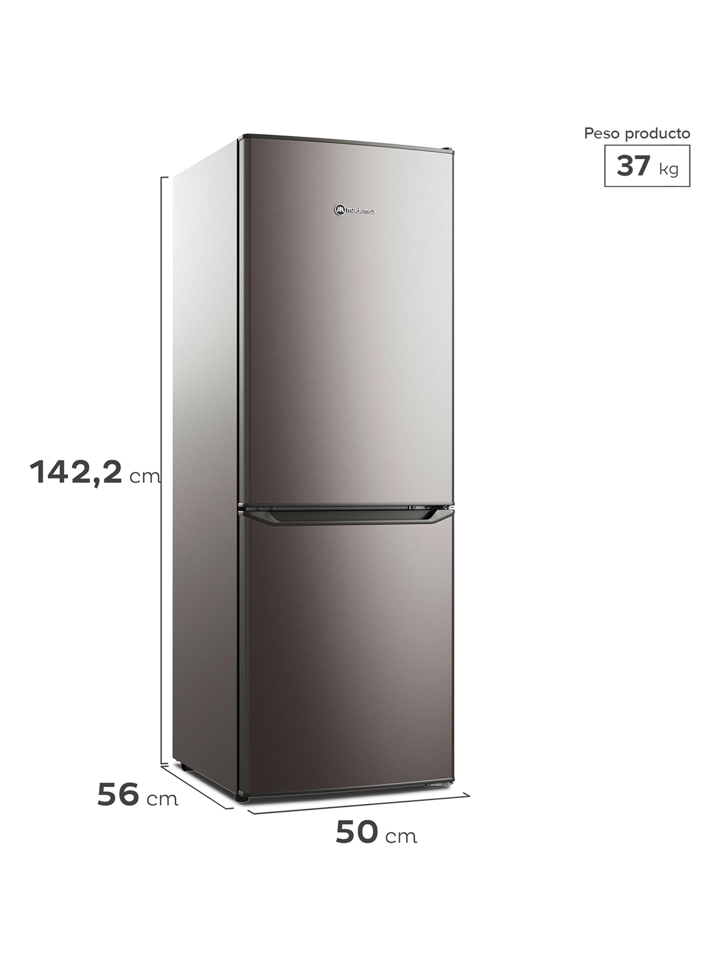 Refrigerador Bottom Freezer Frío Directo 173 Litros MED165VCM Inox-2