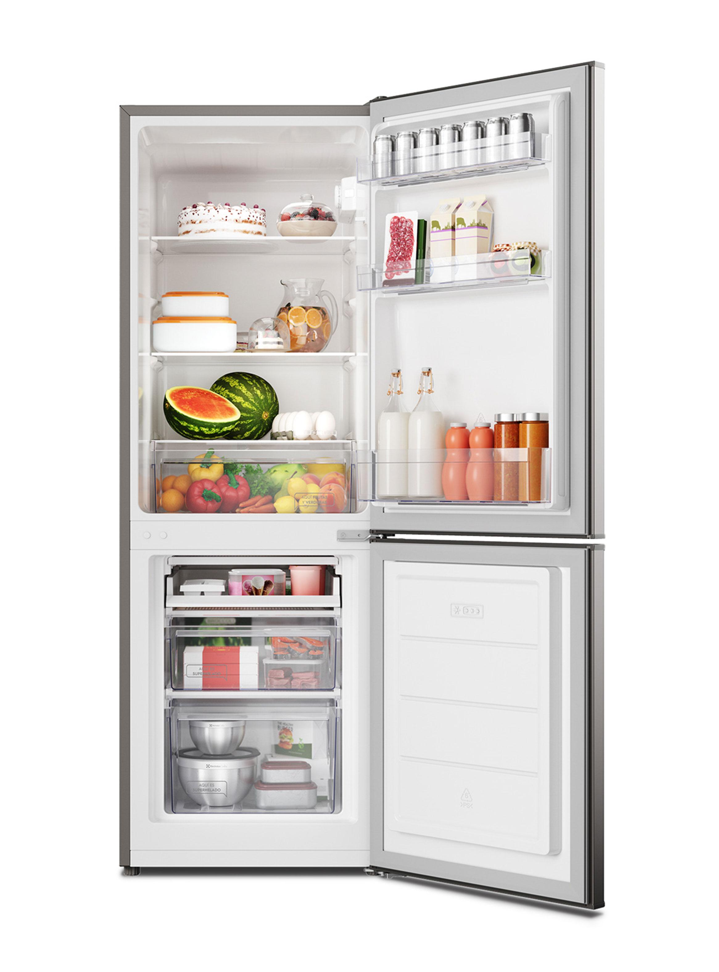 Refrigerador Bottom Freezer Frío Directo 173 Litros MED165VCM Inox-3
