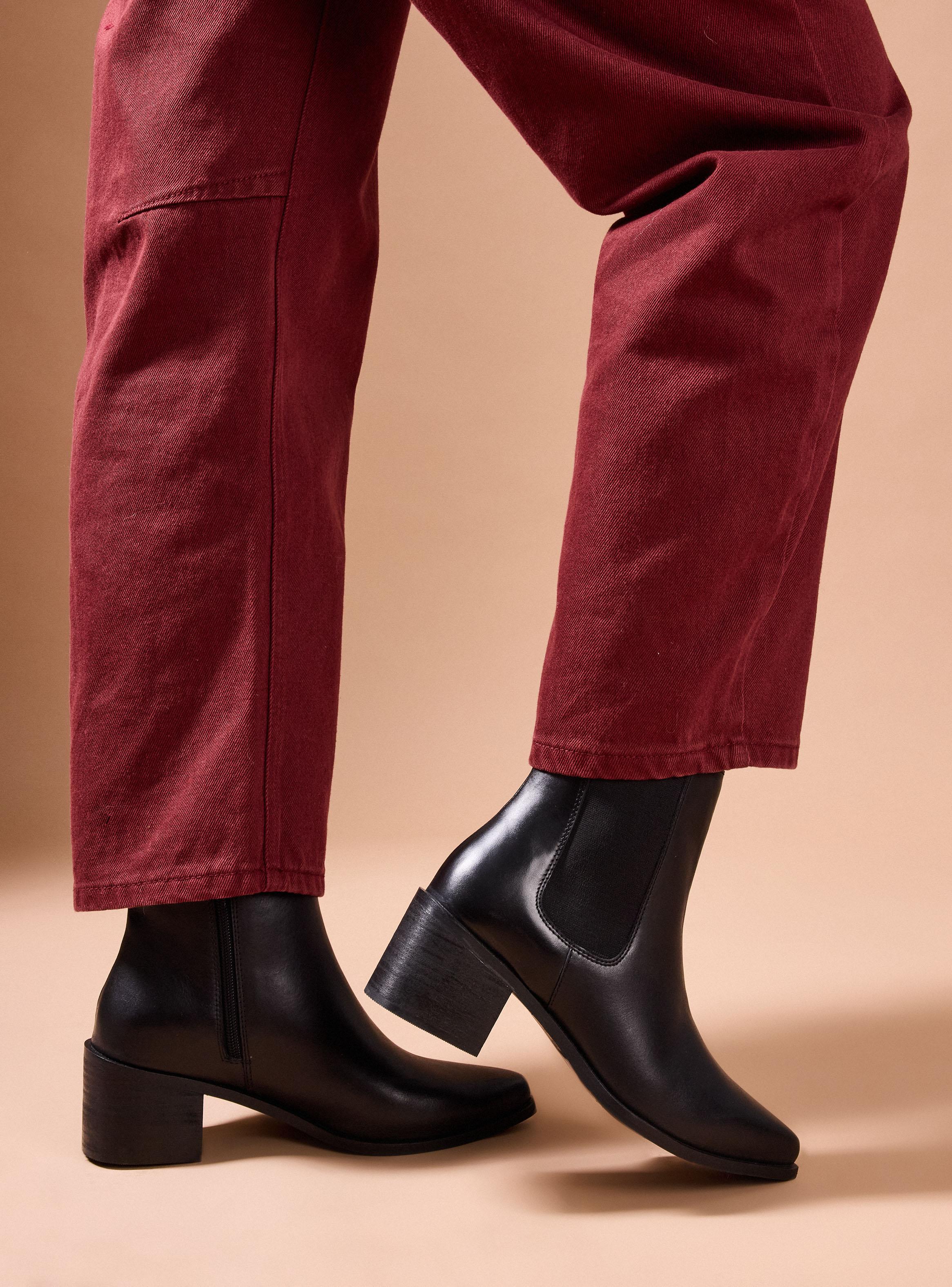 Botín Cuero Bootie2 Mujer-4