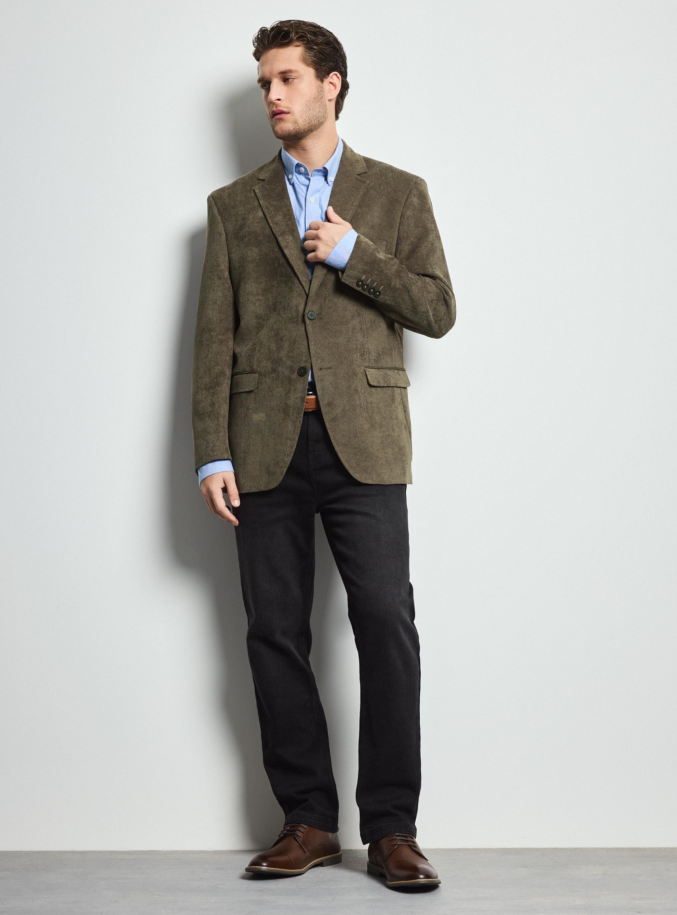 Veston Slim Fit en Cotelé-4