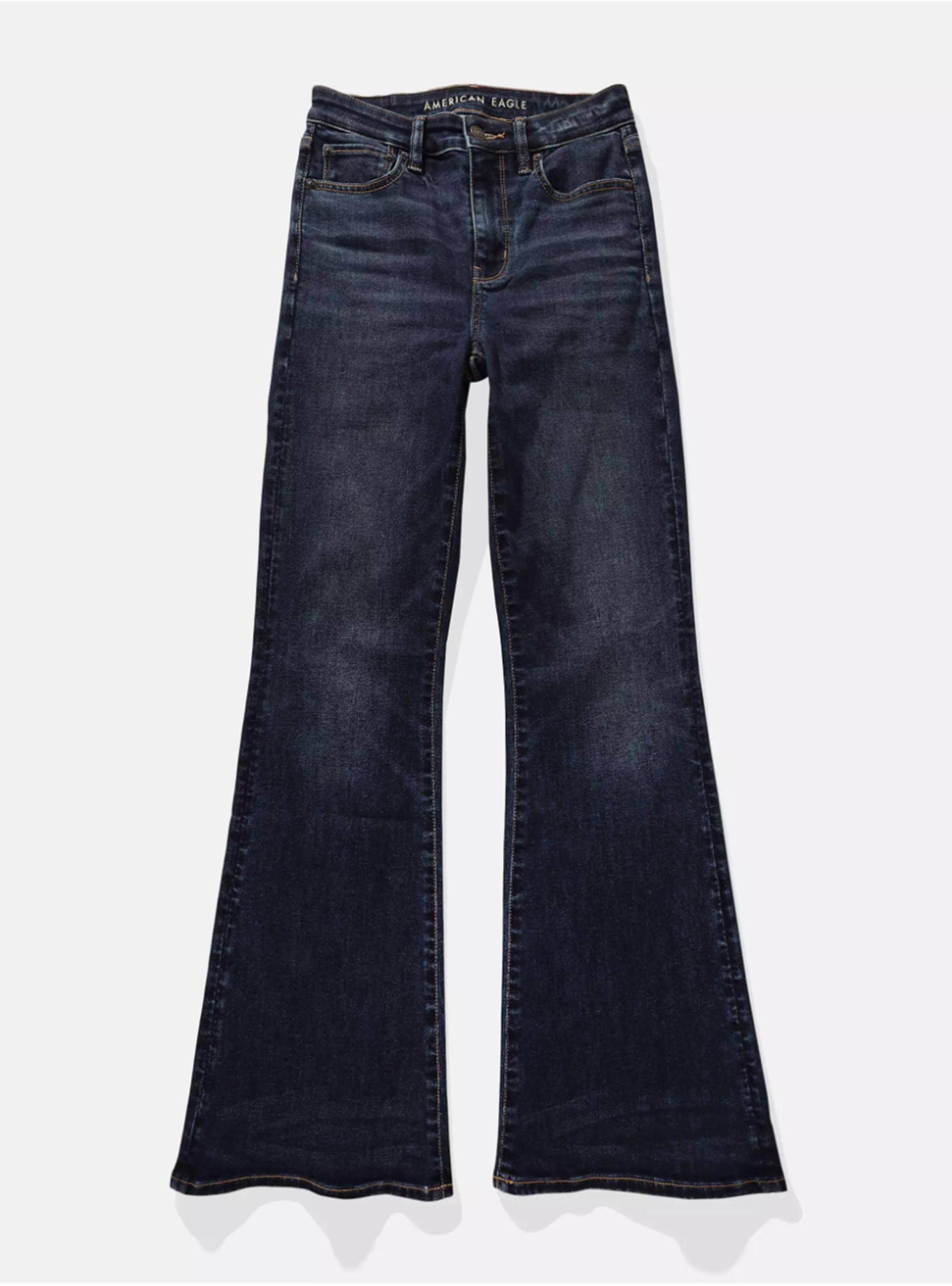 Jeans AE Next Level Kick Bootcut Crop de Botón-2