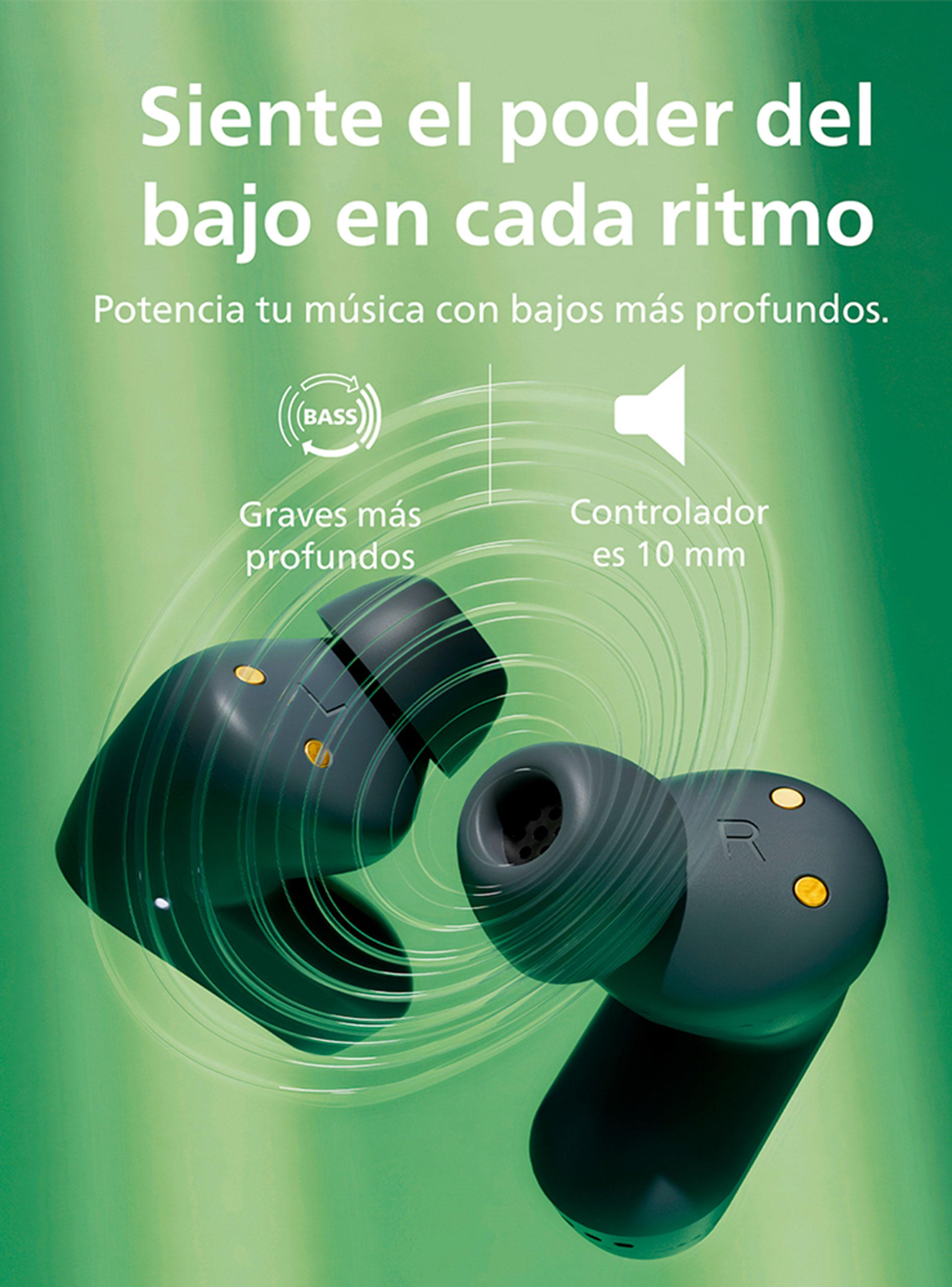 Audífonos Bluetooth Noise Cancelling TAT3508 TWS Negro-2