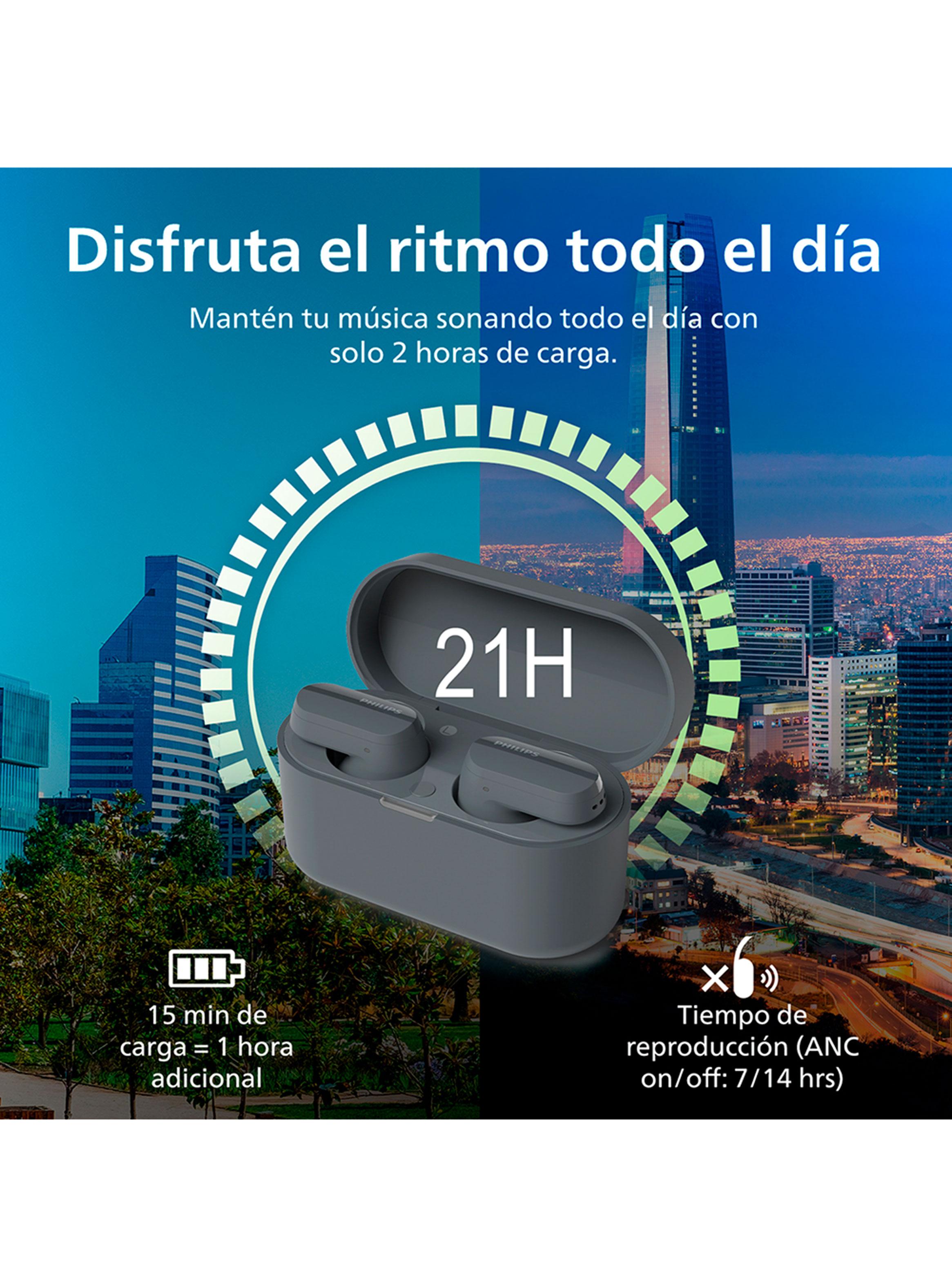 Audífonos Bluetooth Noise Cancelling TAT3508 TWS Negro-6