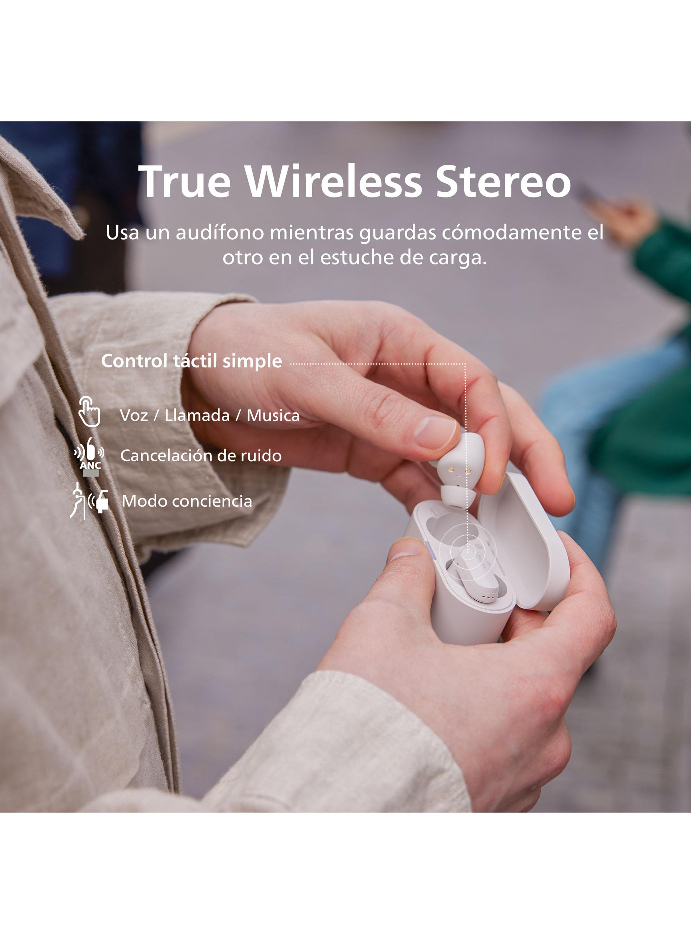 Audífonos Bluetooth TWS TAT3508 Blanco-4