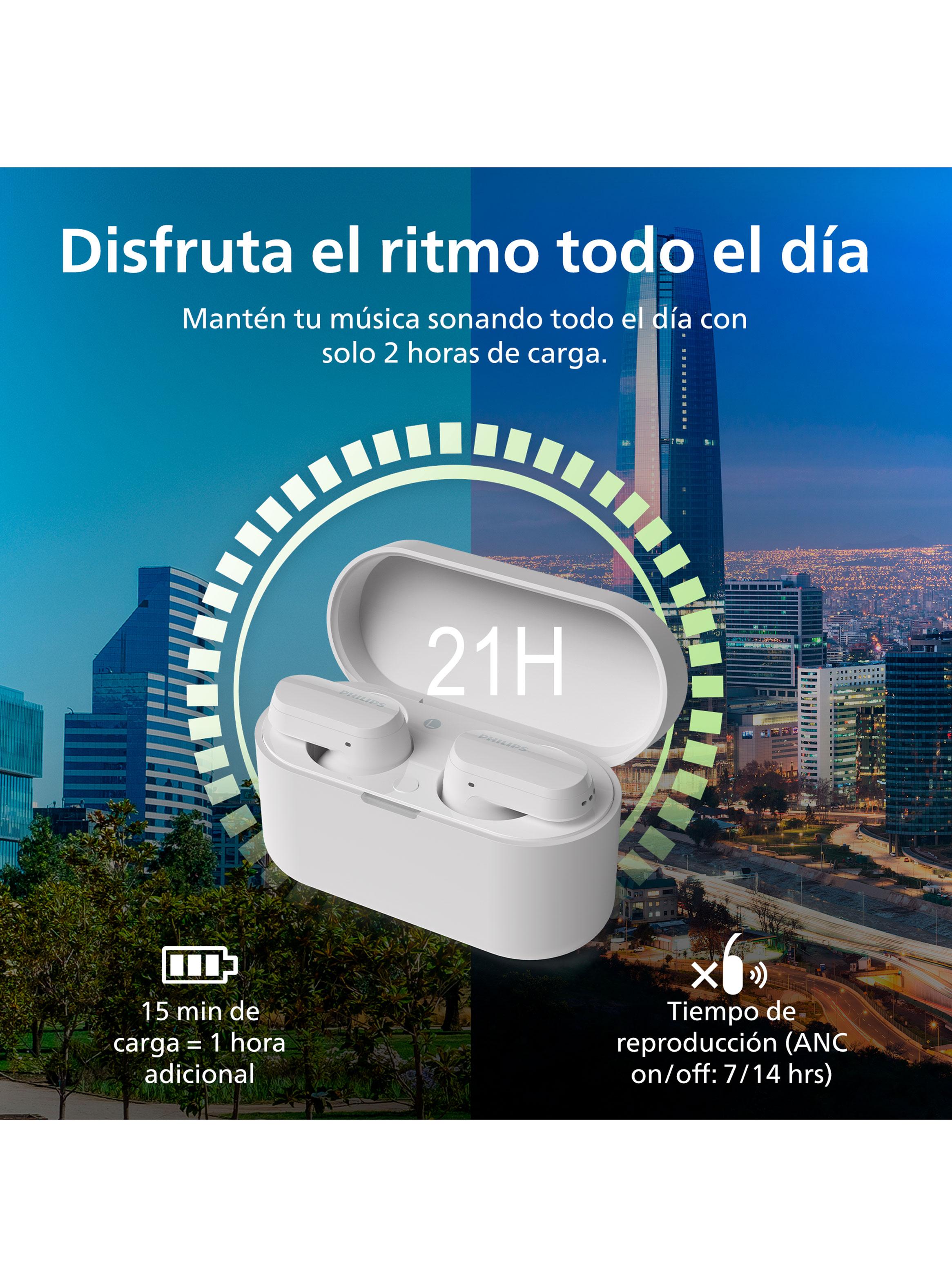 Audífonos Bluetooth TWS TAT3508 Blanco-3