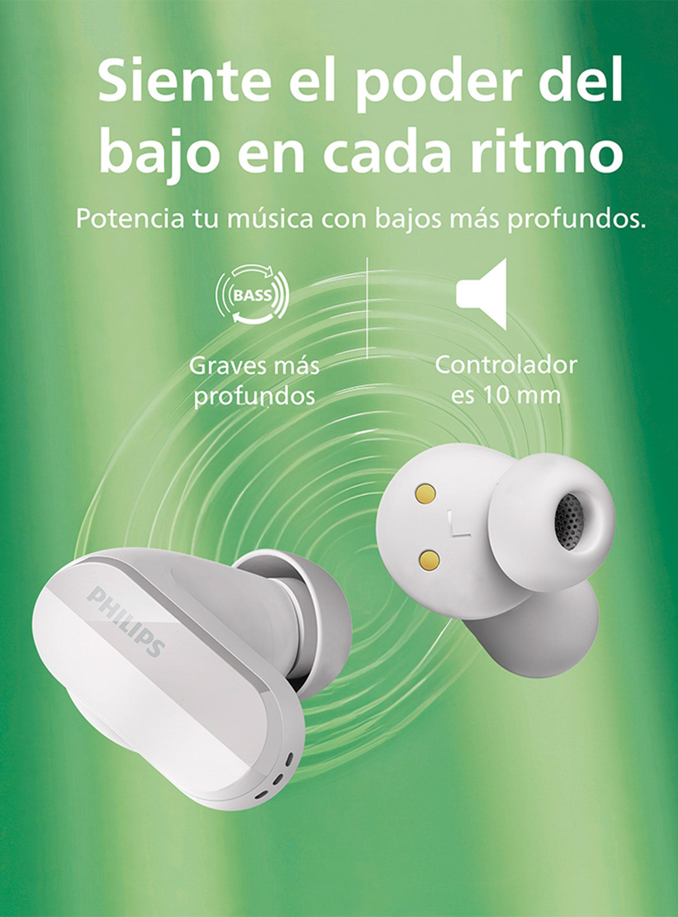 Audífonos Bluetooth Noise Cancelling TAT3508 TWS Blanco-3