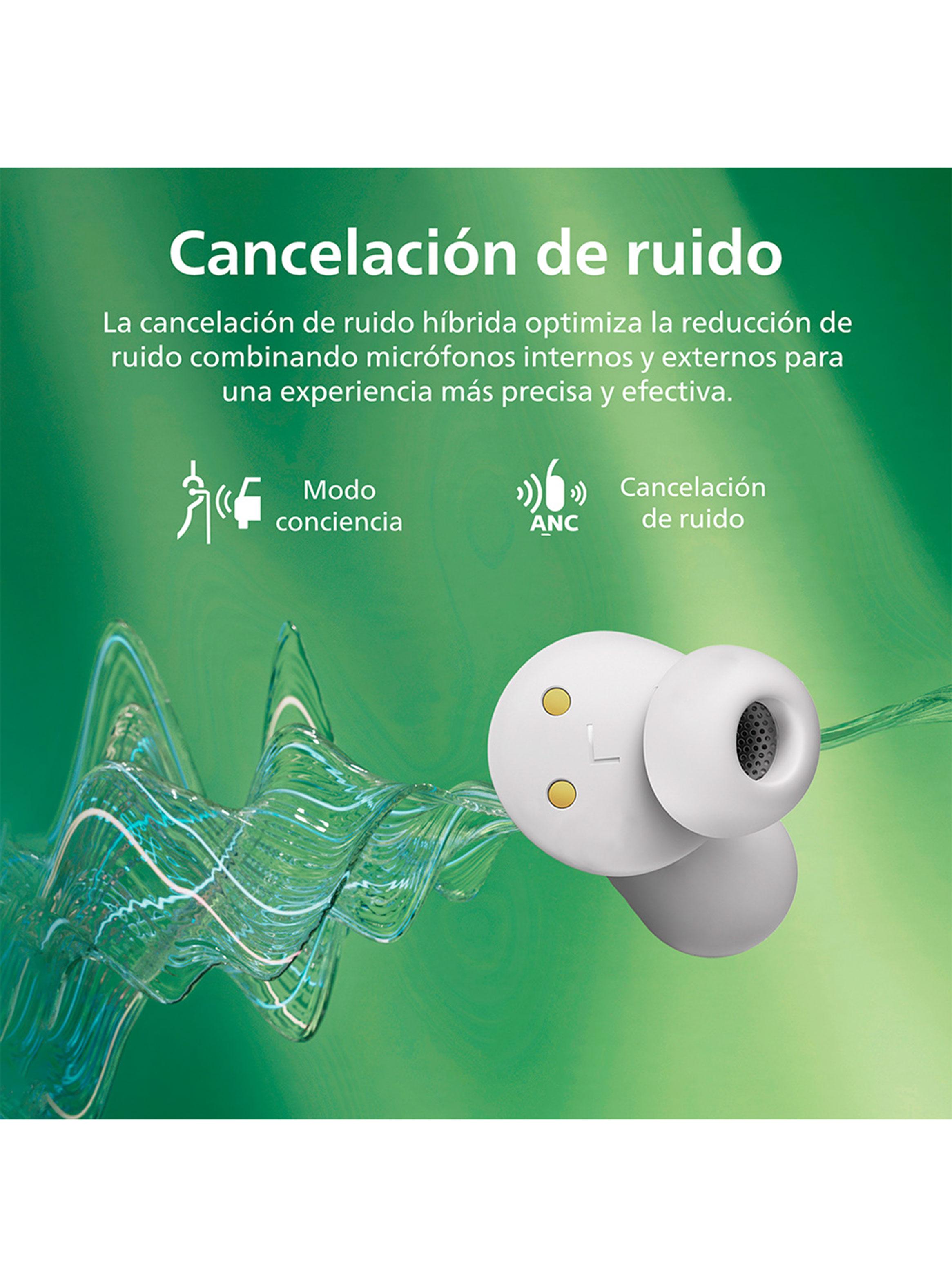 Audífonos Bluetooth Noise Cancelling TAT3508 TWS Blanco-2