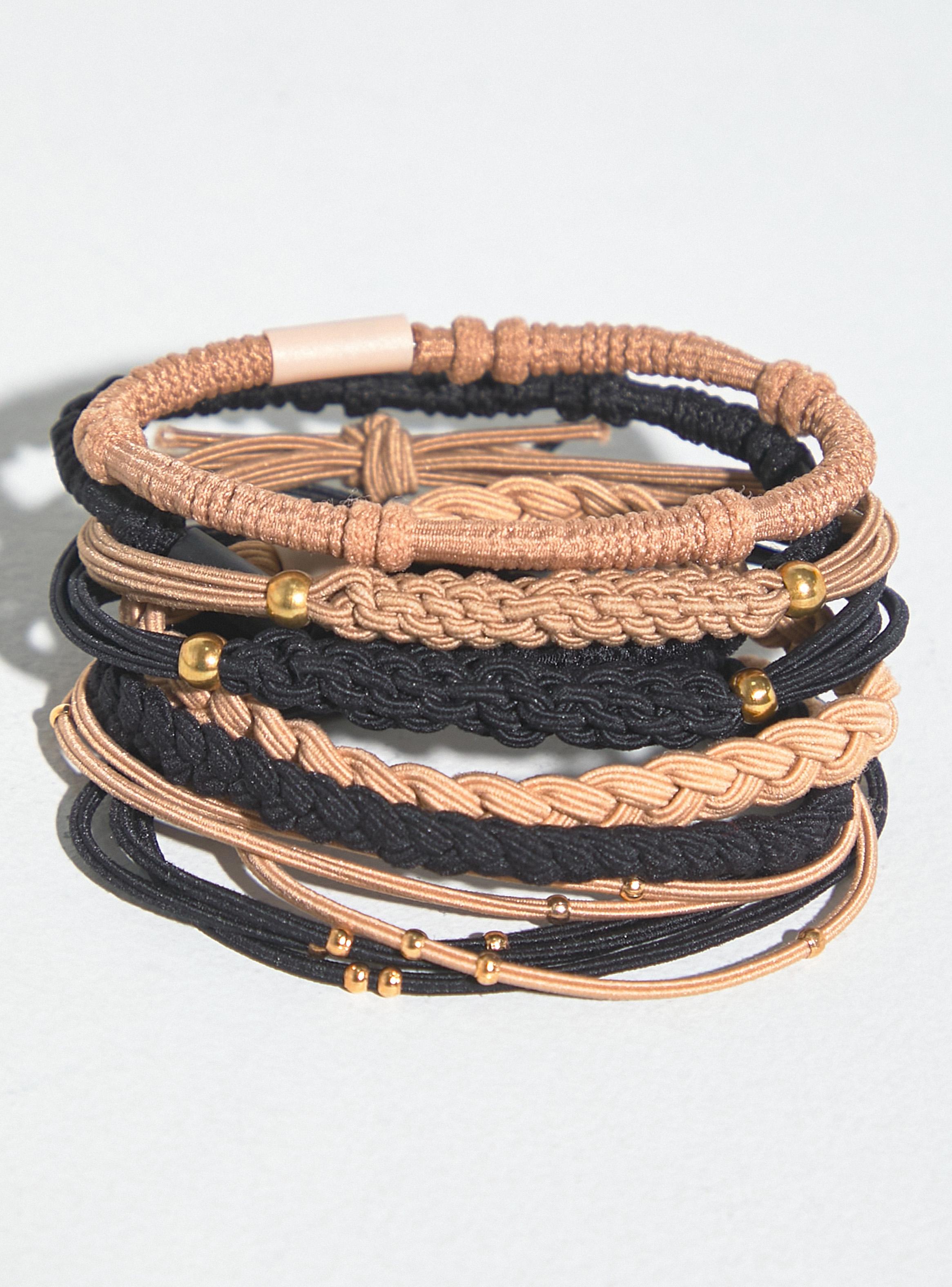 Pulseras Elasticadas con Detalles de Mostacilla-0