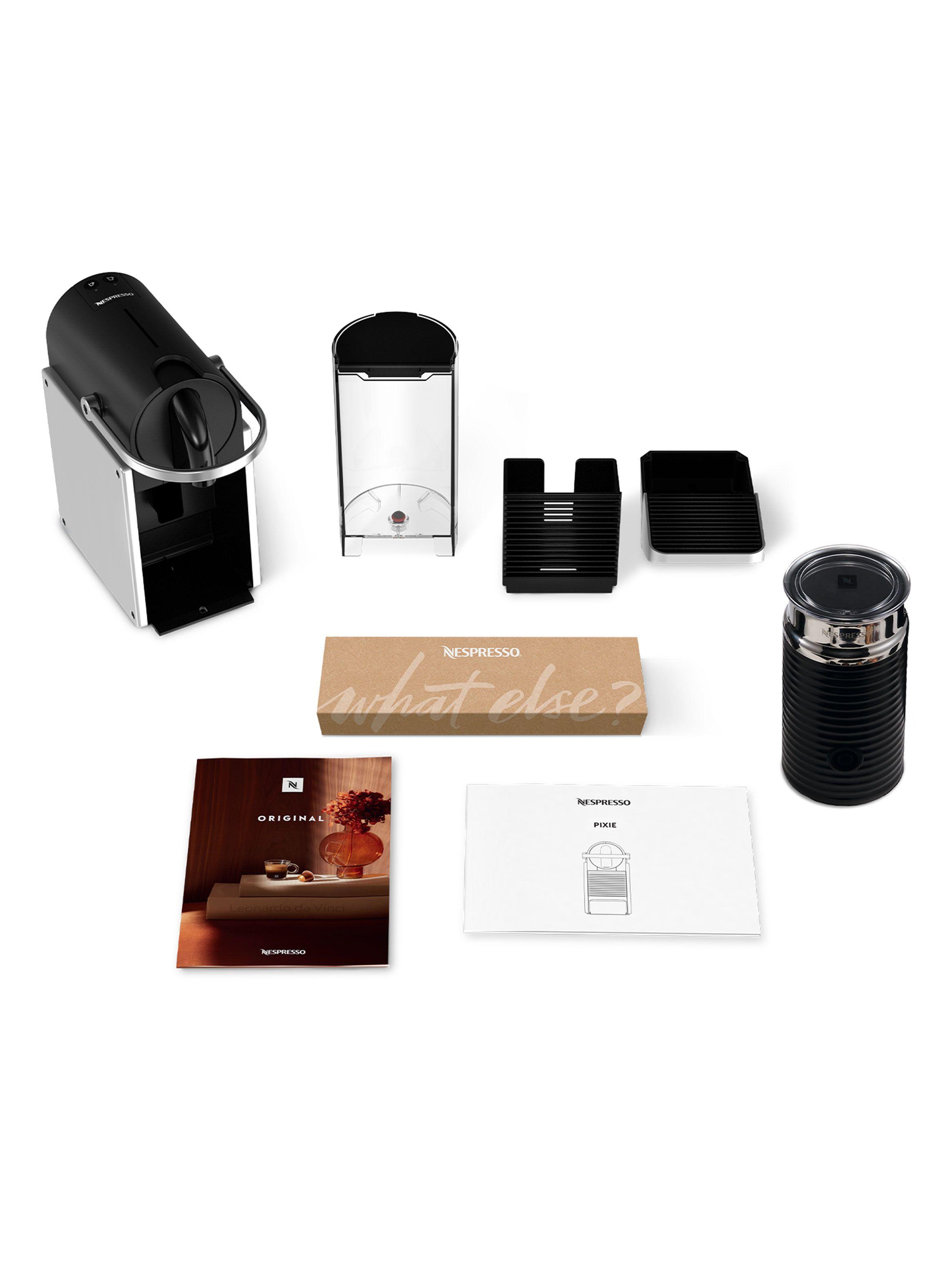 Cafetera de Cápsulas Pixie Silver + Espumador de Leche-7