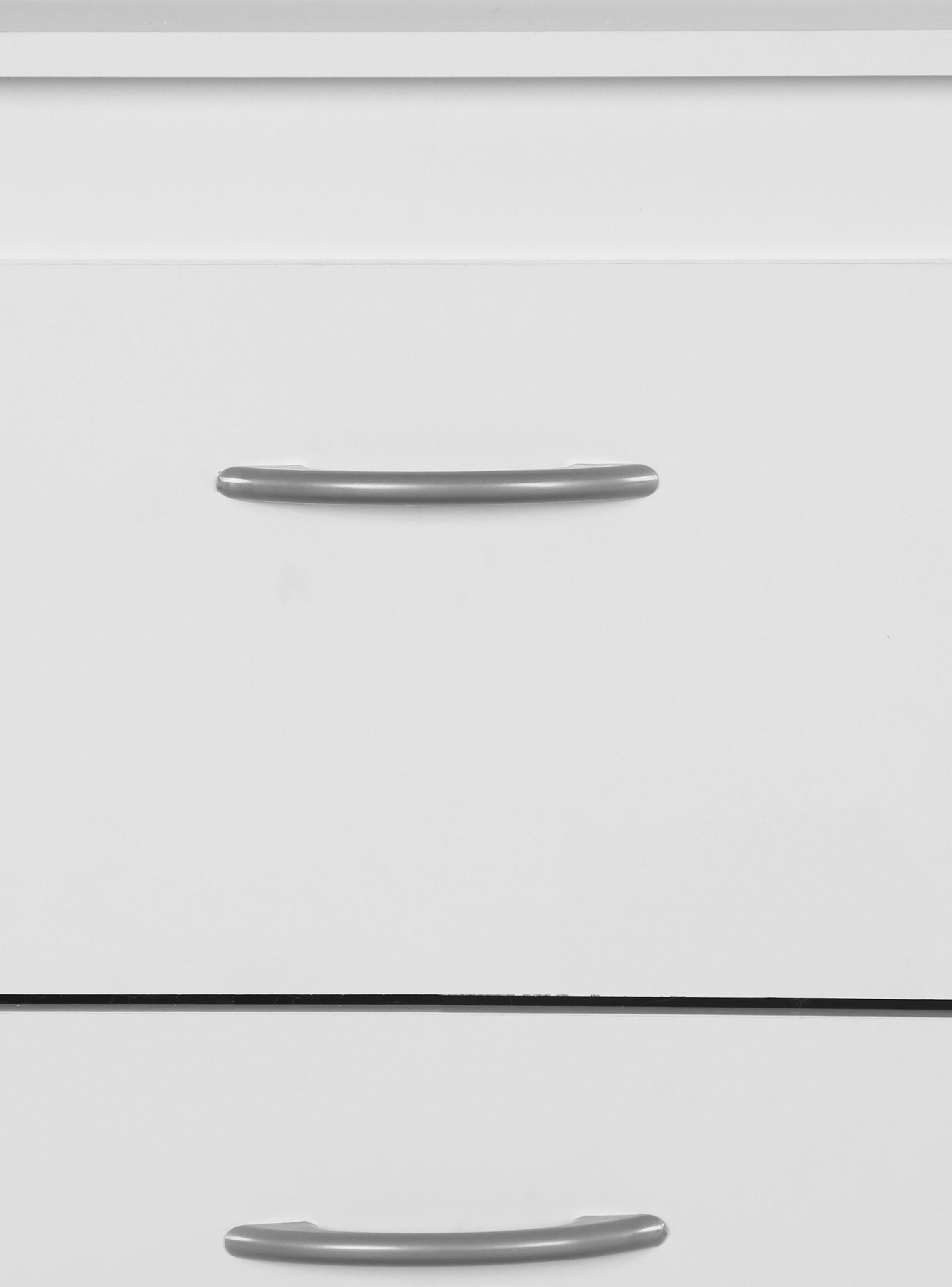 Mueble de Cocina 4 Puertas 1 Cajón Blanco-5