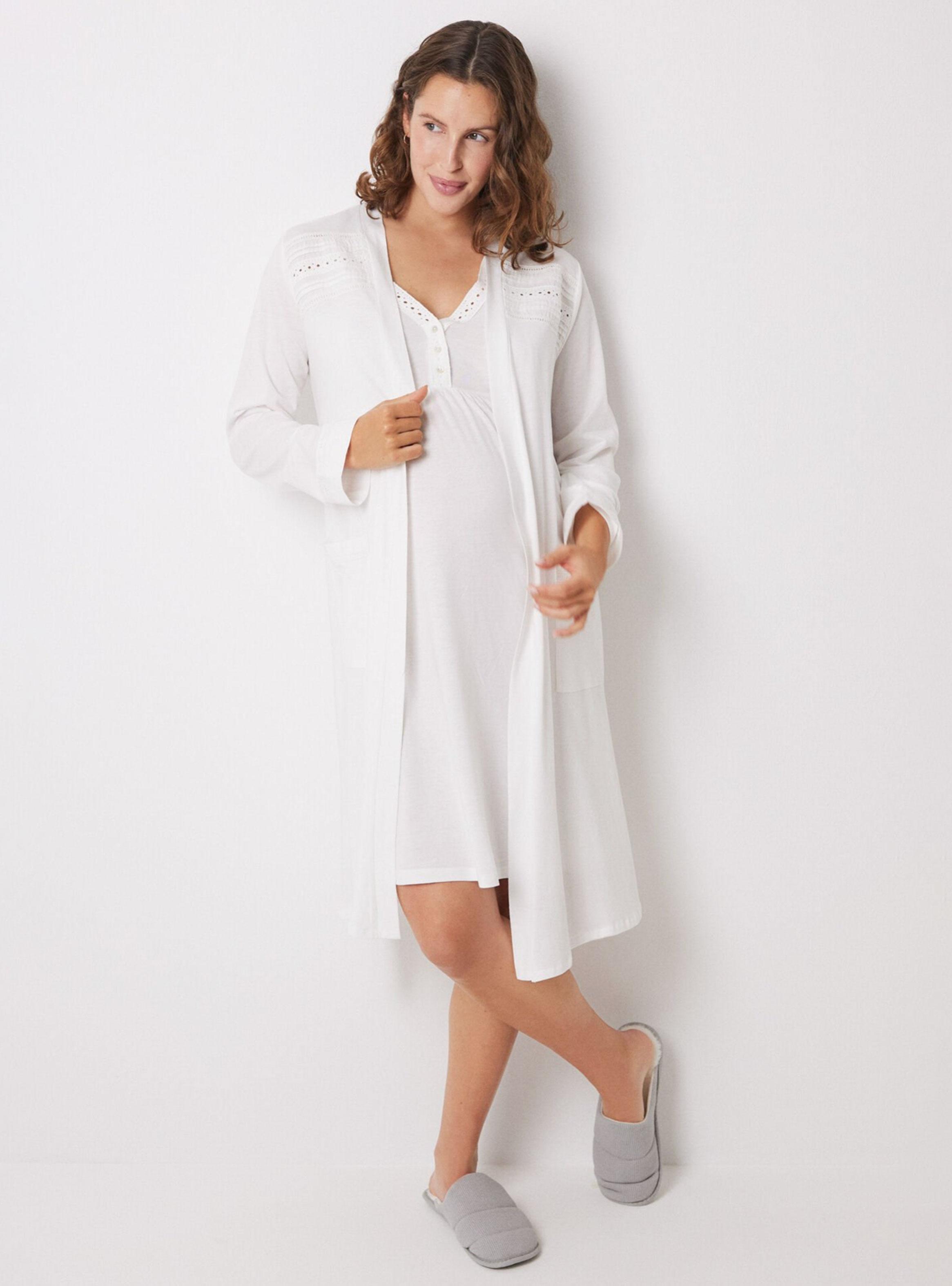 Bata Maternity Midi Marfil-5