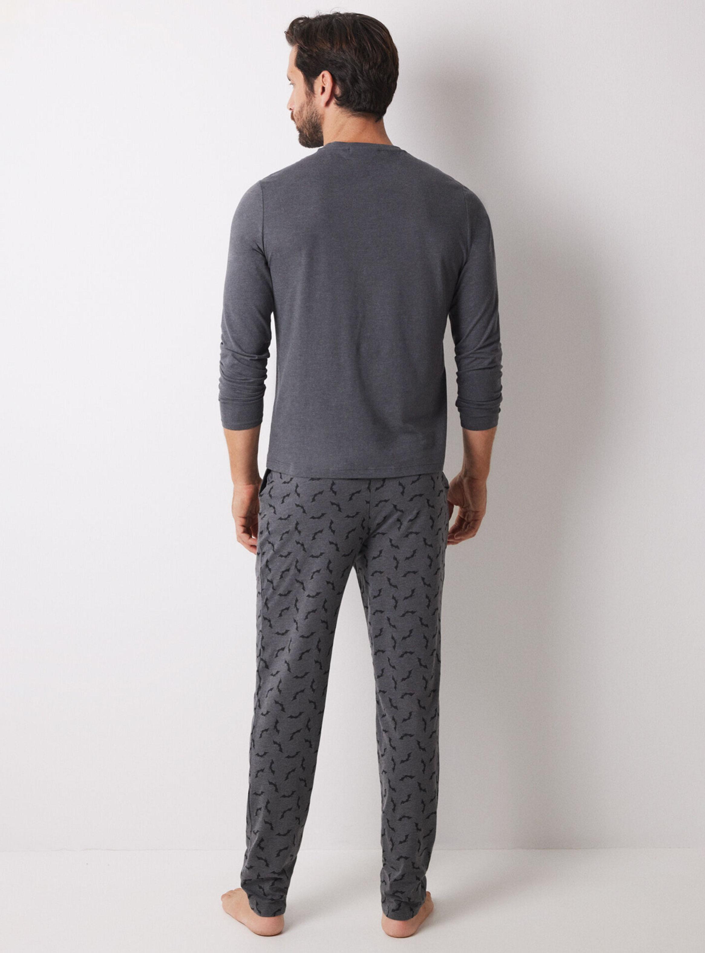 Pijama Largo Algodón Batman-1