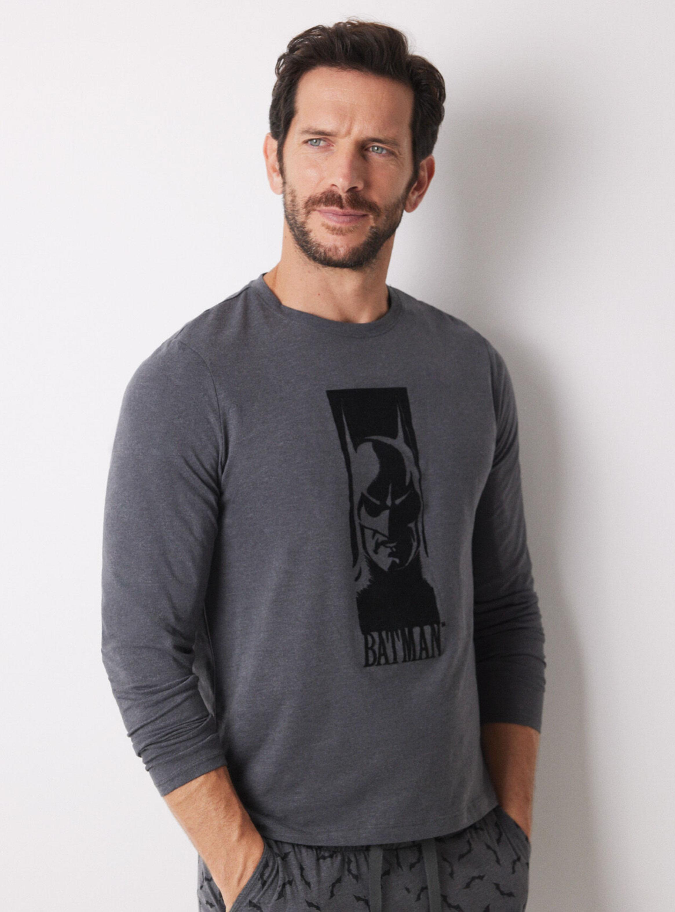 Pijama Largo Algodón Batman-2