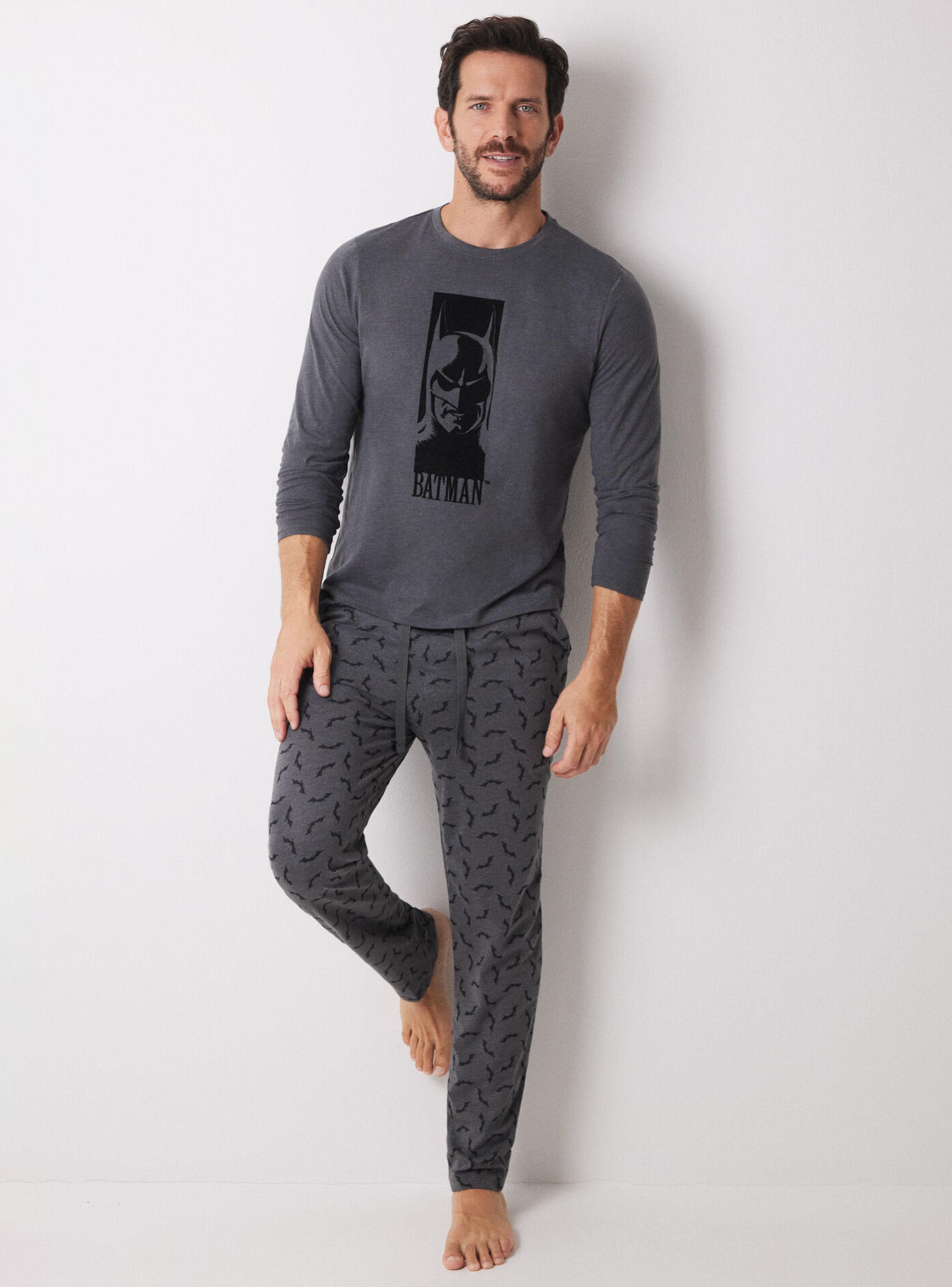 Pijama Largo Algodón Batman-0