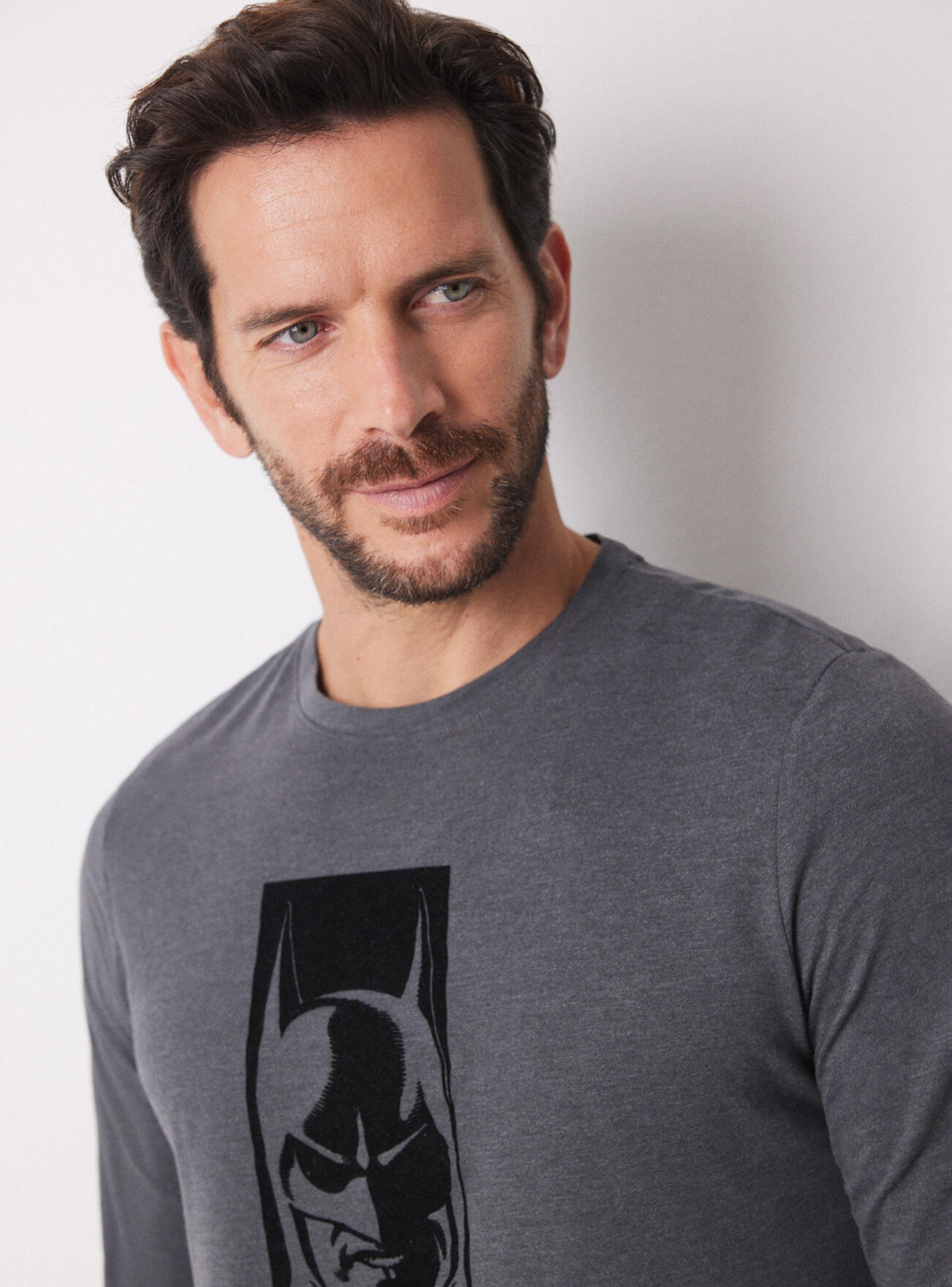 Pijama Largo Algodón Batman-3