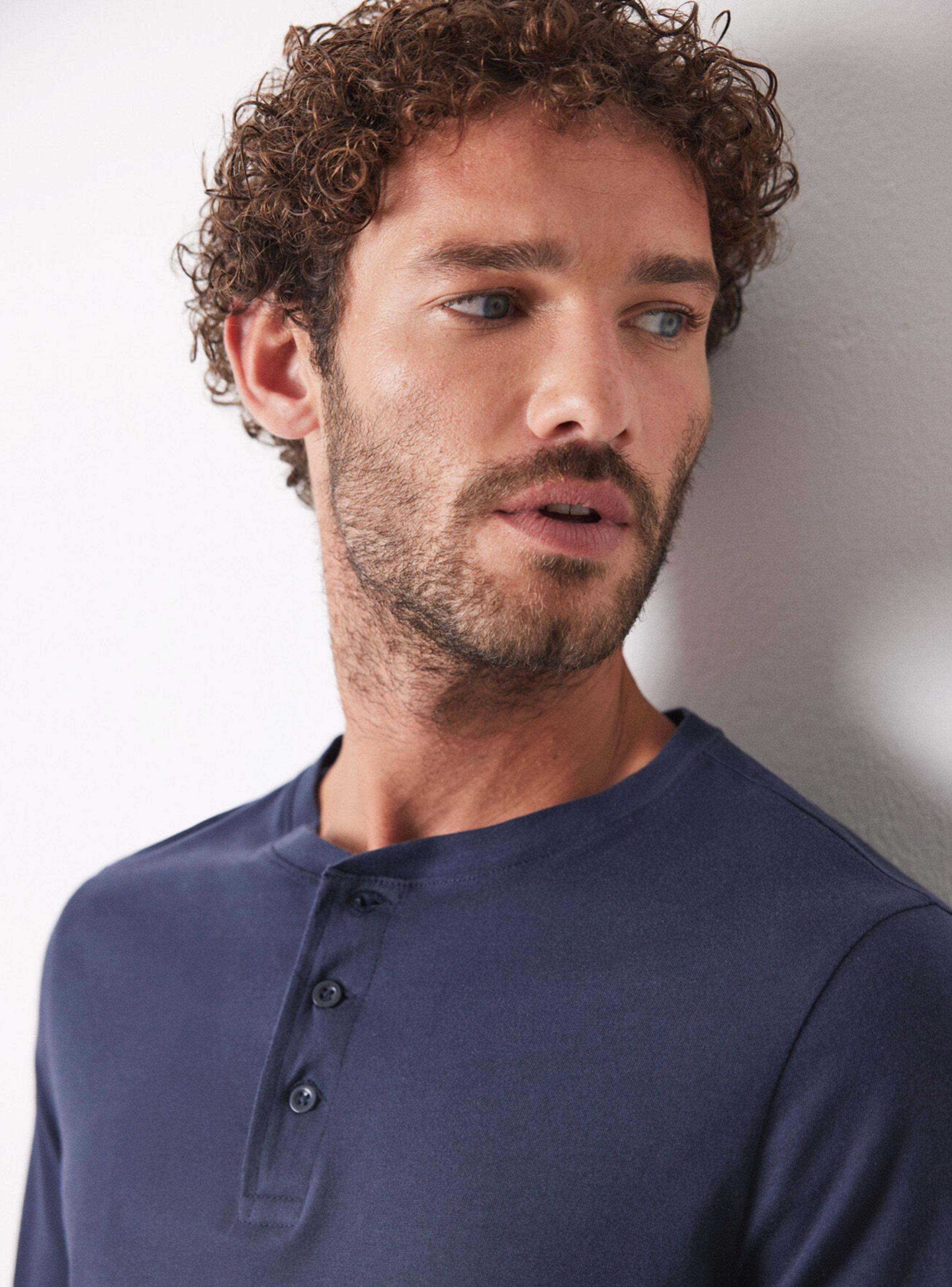 Pijama Largo Algodón Cuadros-3