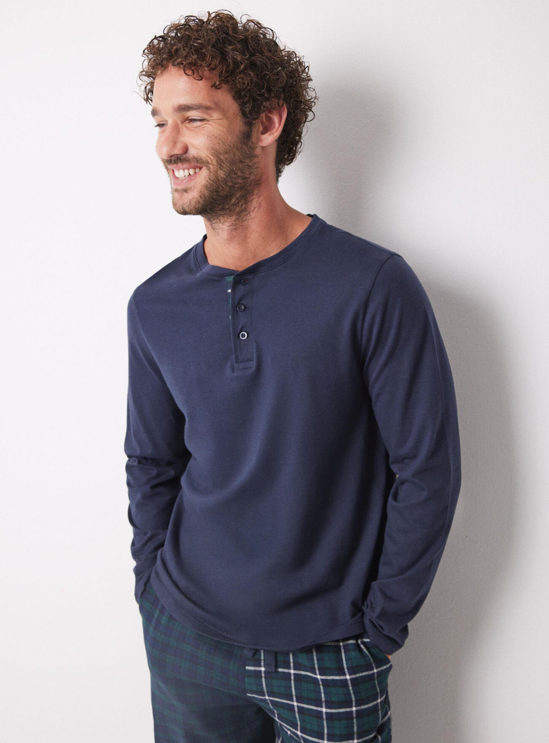 Pijama Largo Algodón Cuadros-2