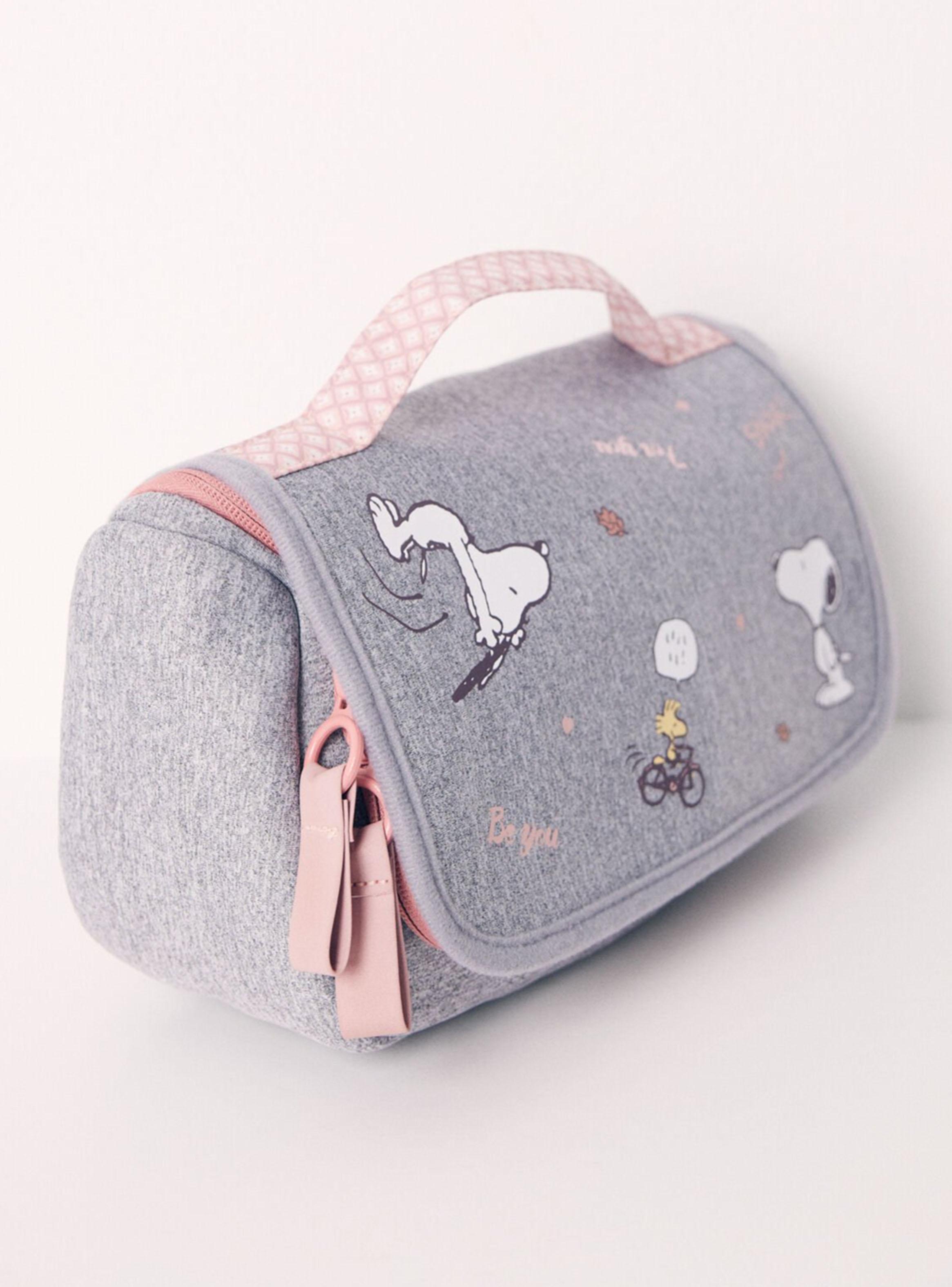 Neceser Grande Snoopy Gris-3