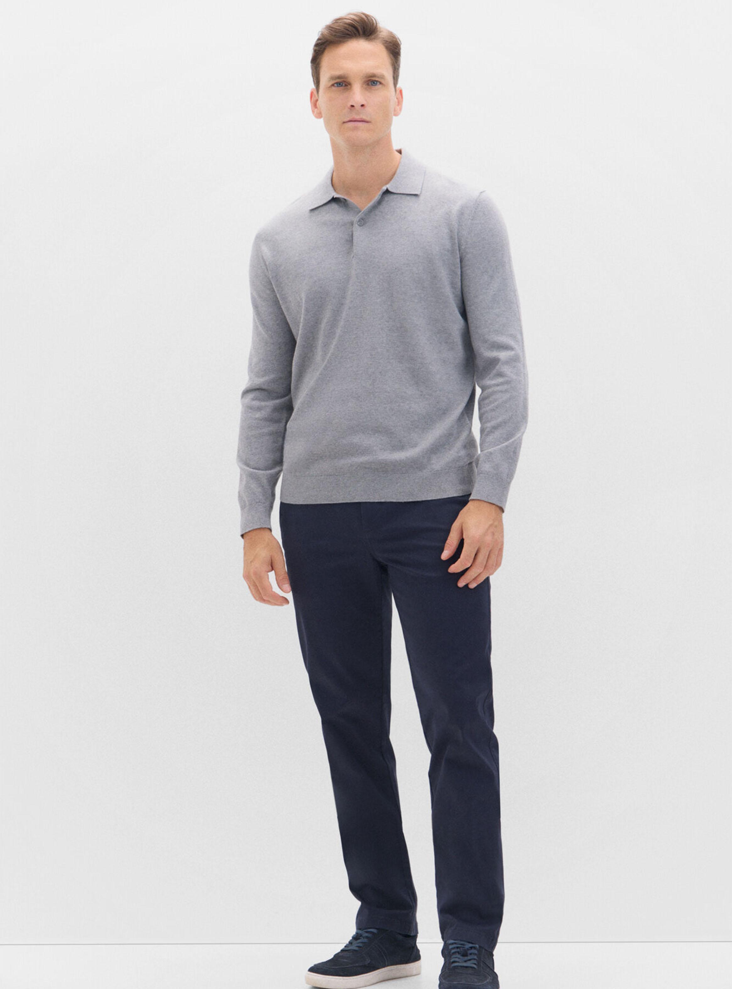 Sweater Algodón Cashmere Cuello Polo-3