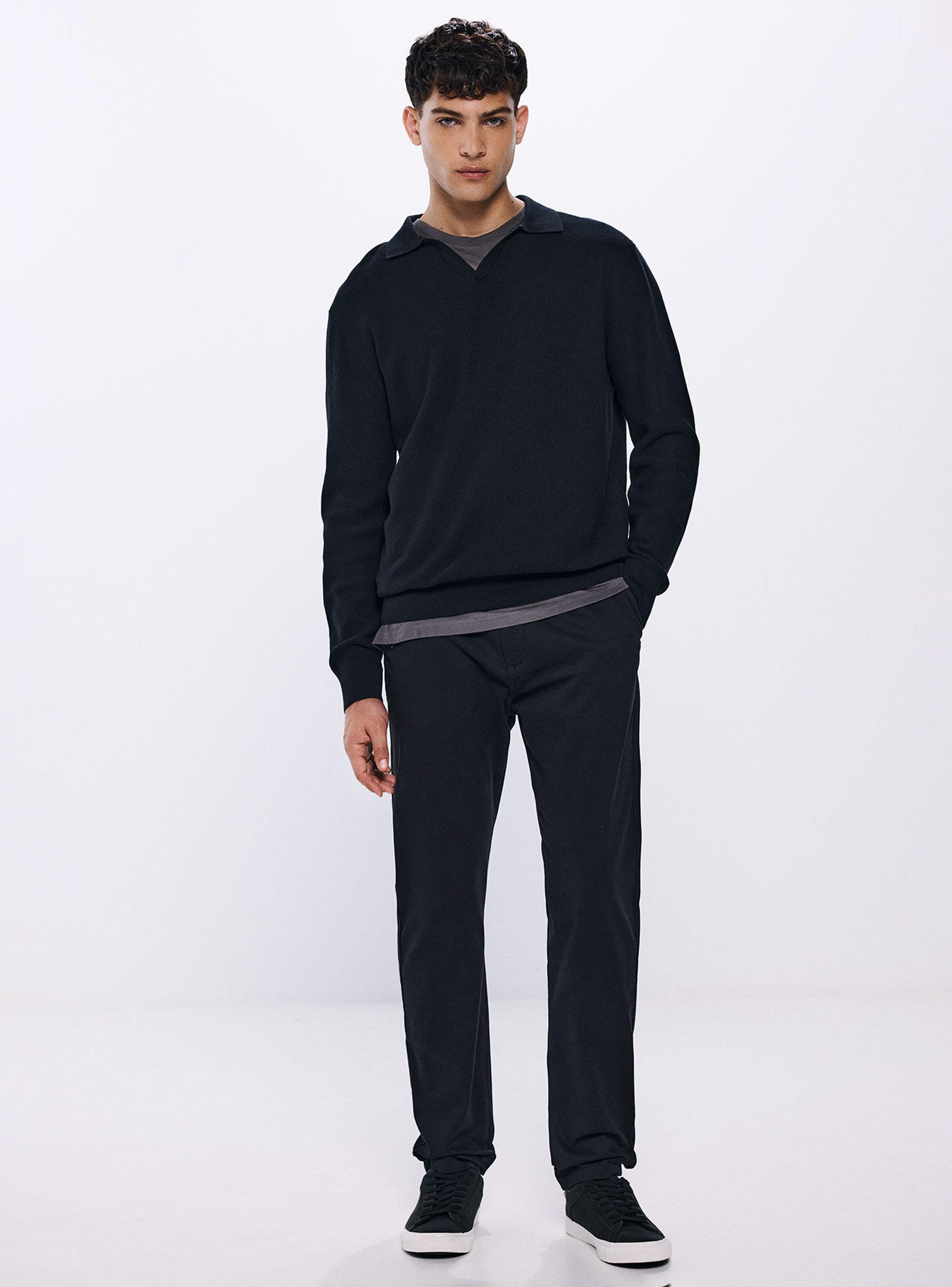 Sweater Cuello Polo Estructura-3