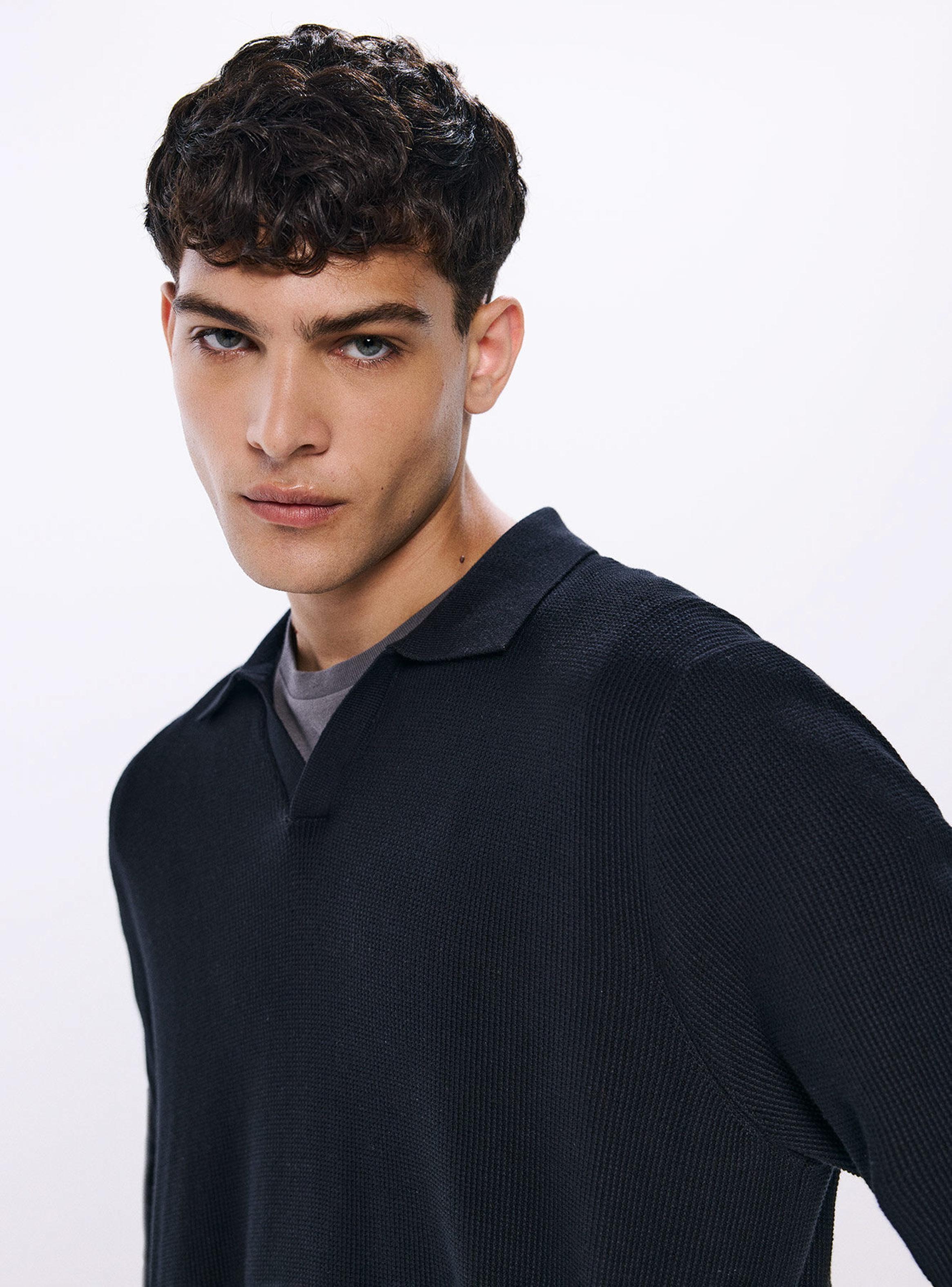 Sweater Cuello Polo Estructura-2