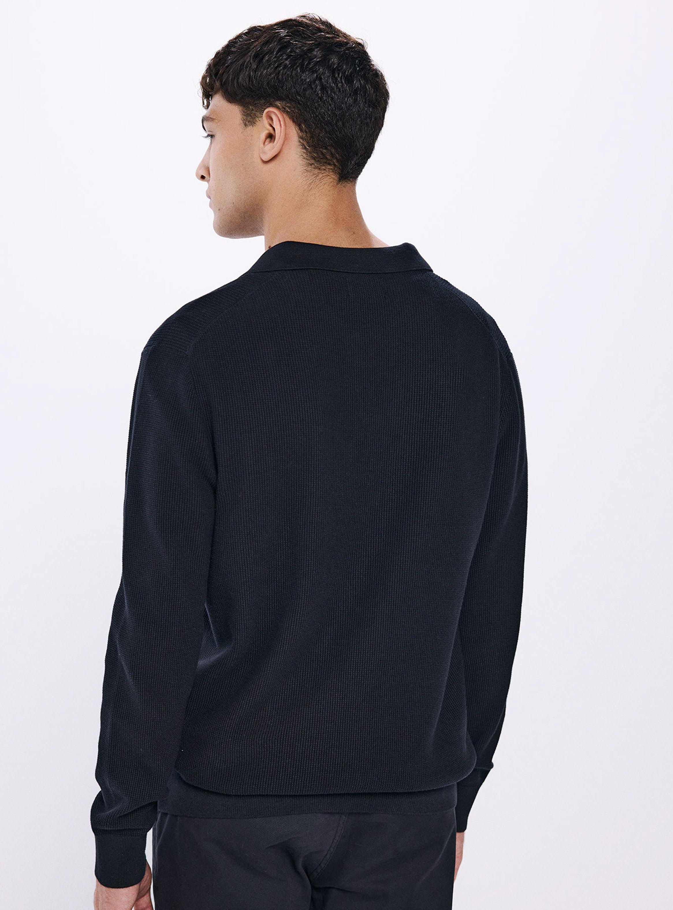 Sweater Cuello Polo Estructura-1