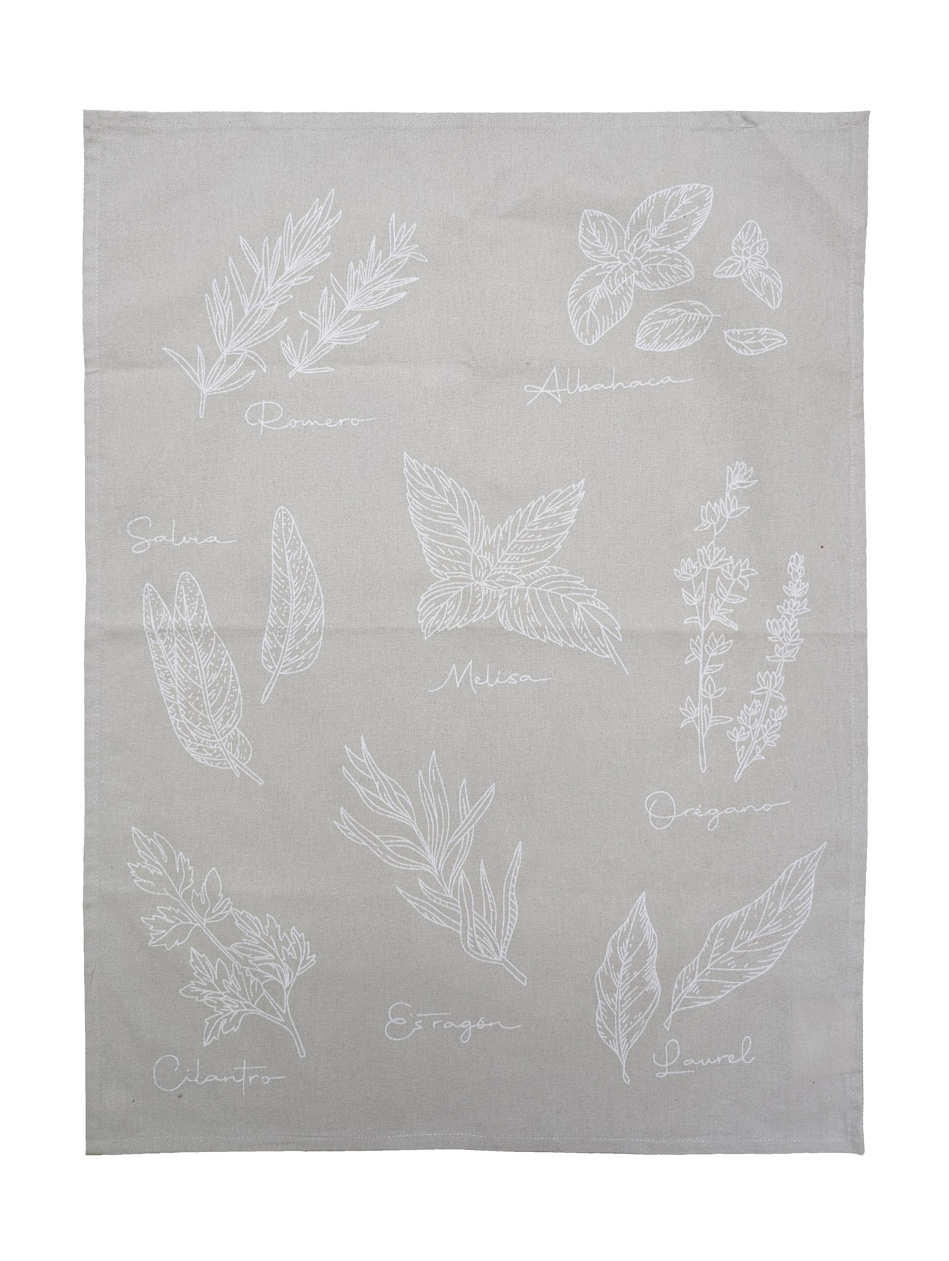 Paños de Cocina Hierbas 50x70 cm-1