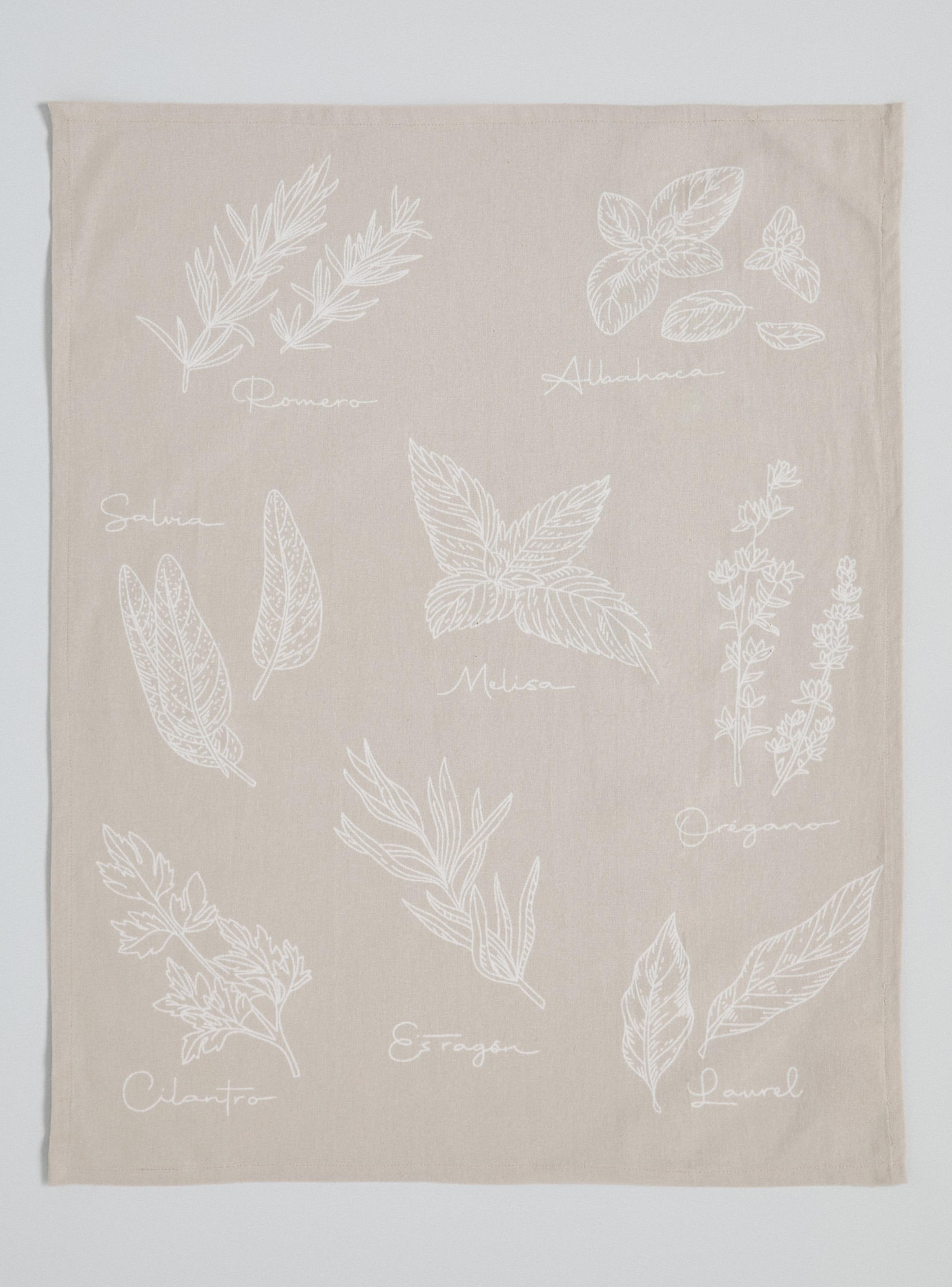 Paños de Cocina Hierbas 50x70 cm-1