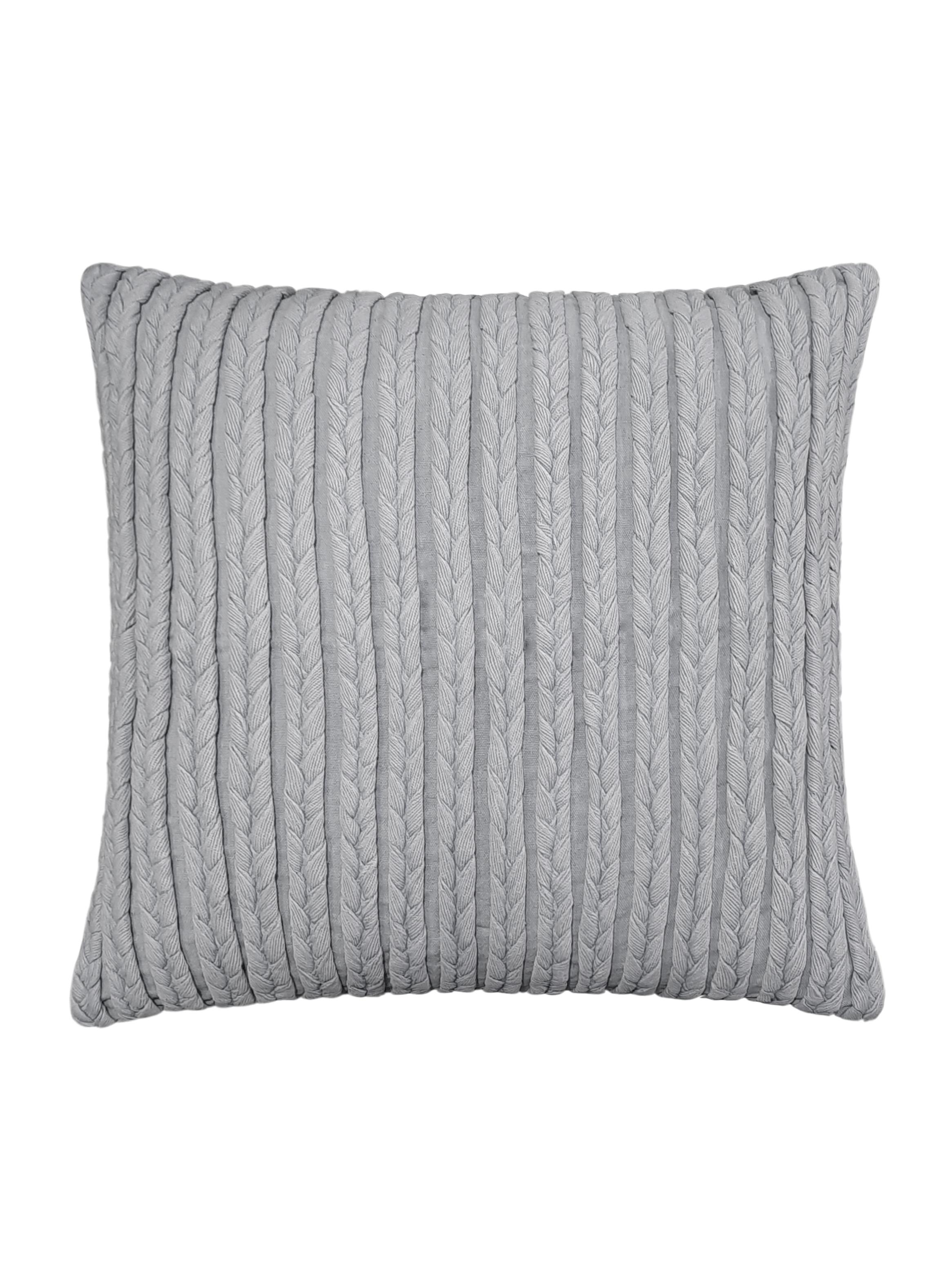 Cojín Bordado Trenzas 45x45 cm-0