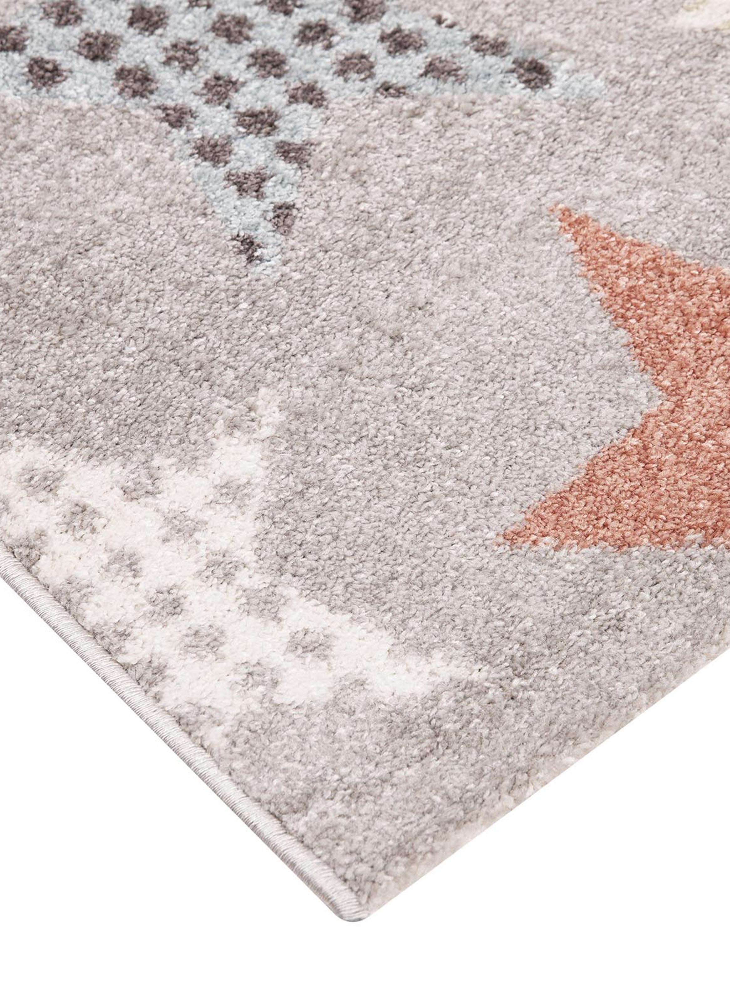 Alfombra Infantil 116 x 170 cm Stars Crema-2