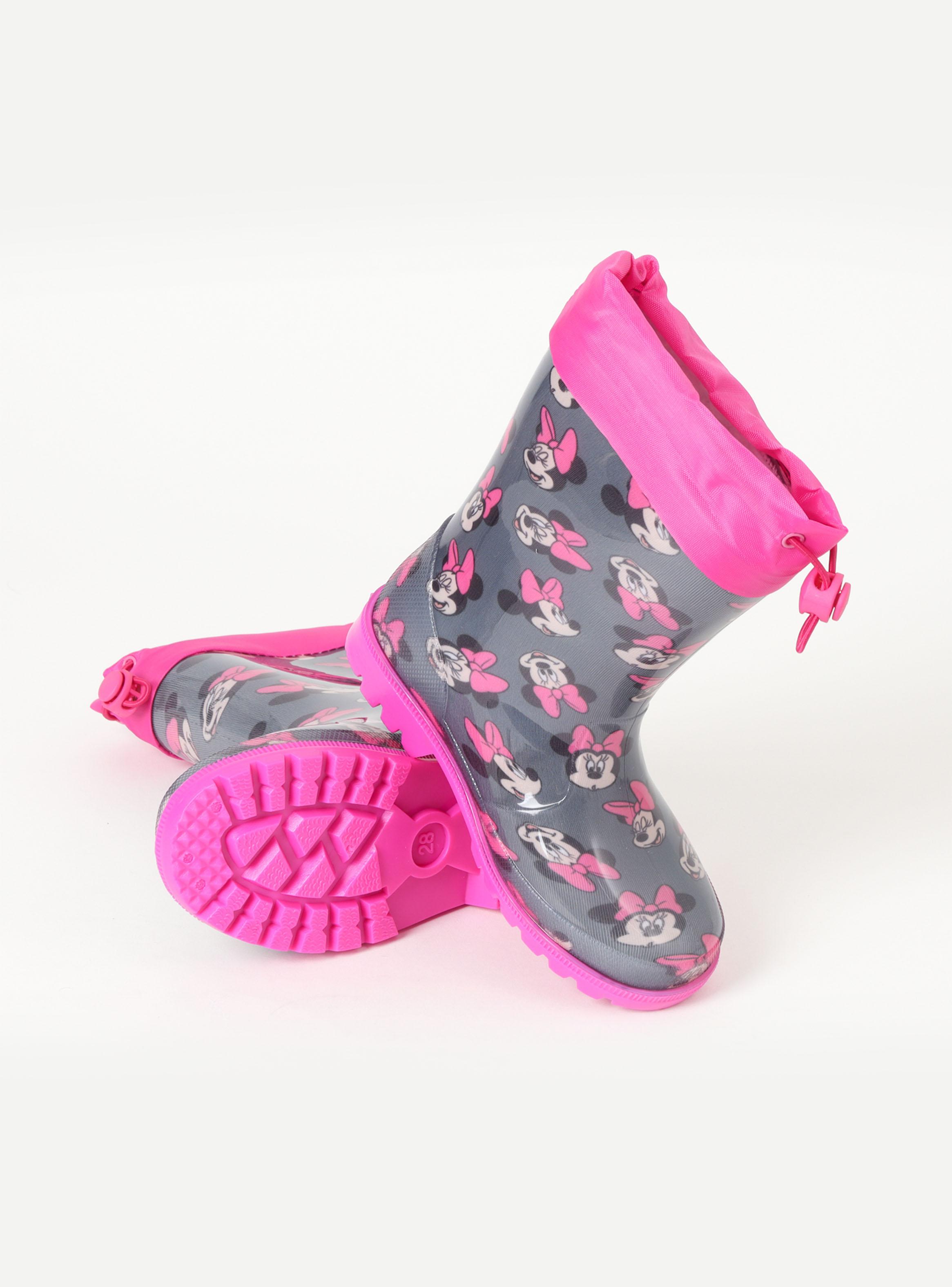 Bota de Agua Niña Full Print Minnie-3