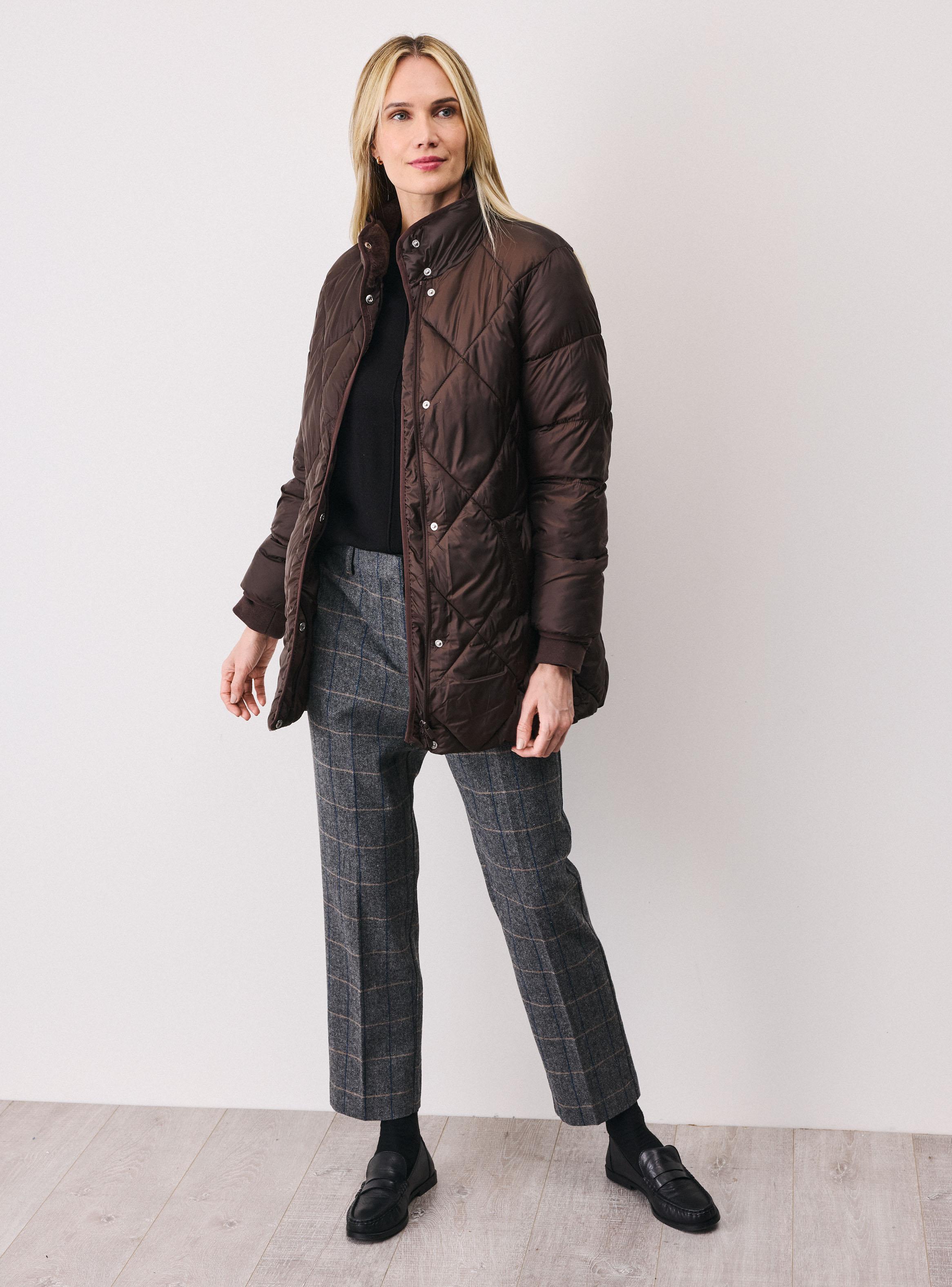 Parka Quilt Larga Botones en Costados-4