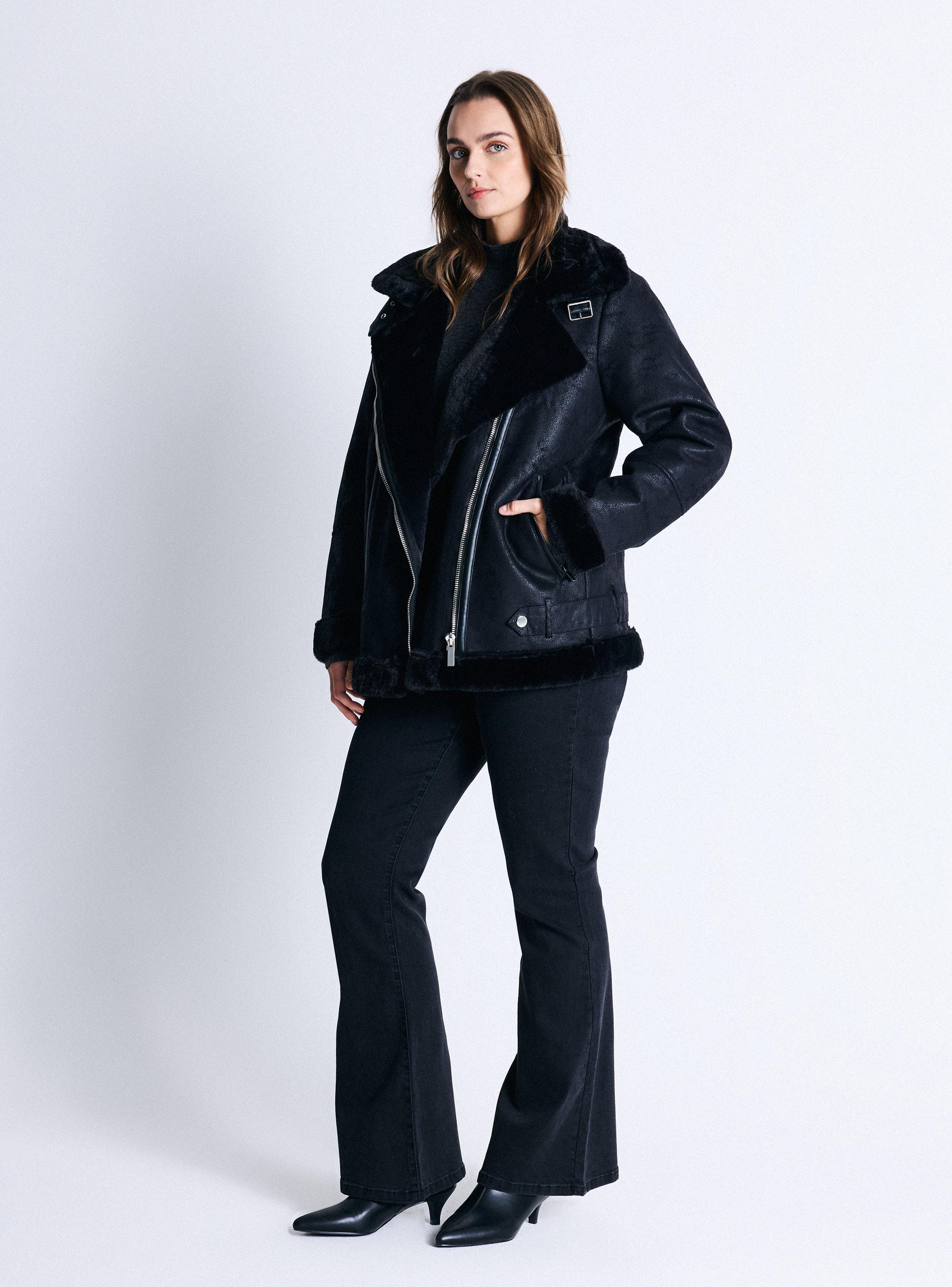 Chaqueta Biker Forrada con Chiporro-4
