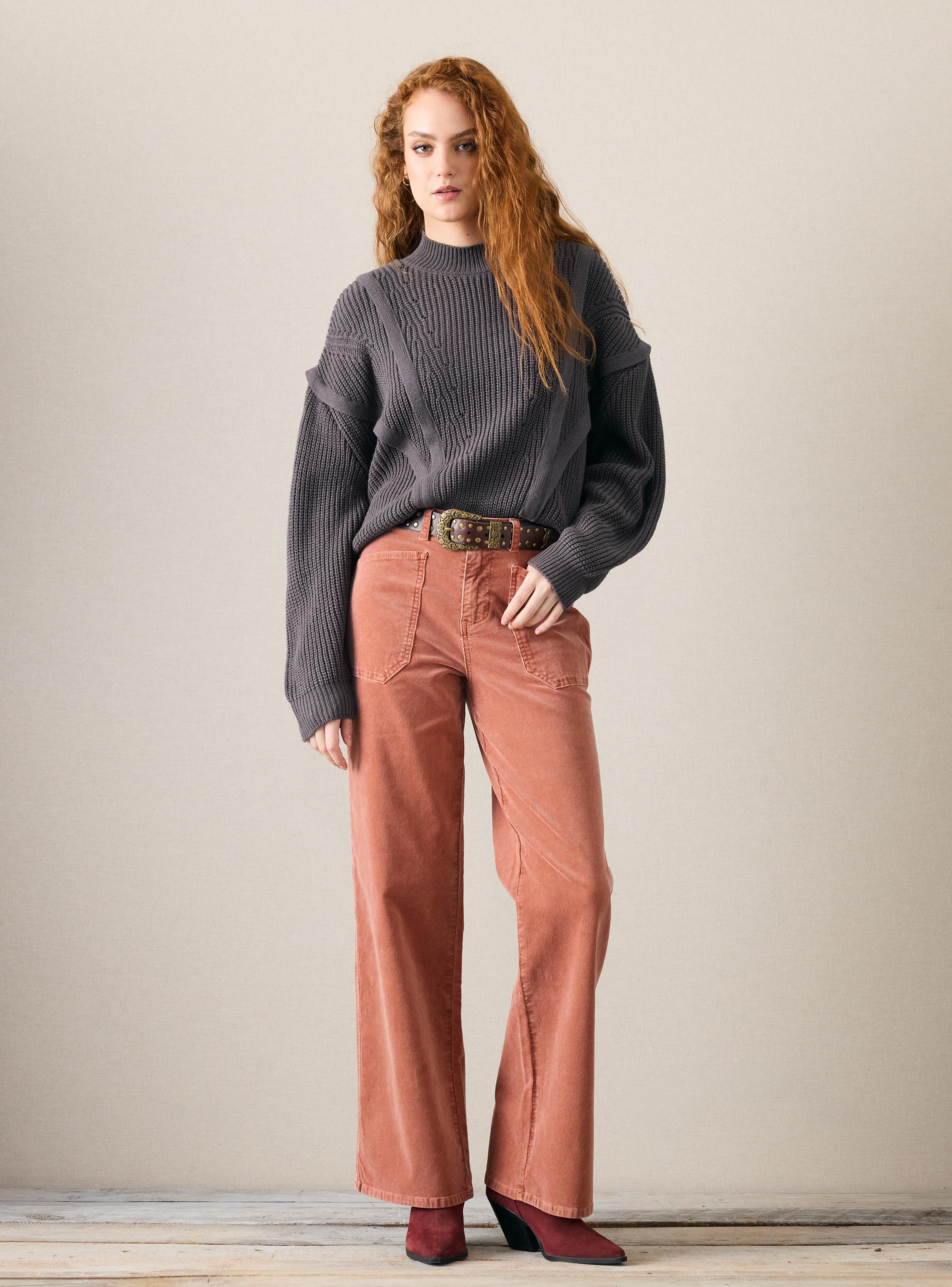 Sweater con Pieza Decorativa en Hombros-4