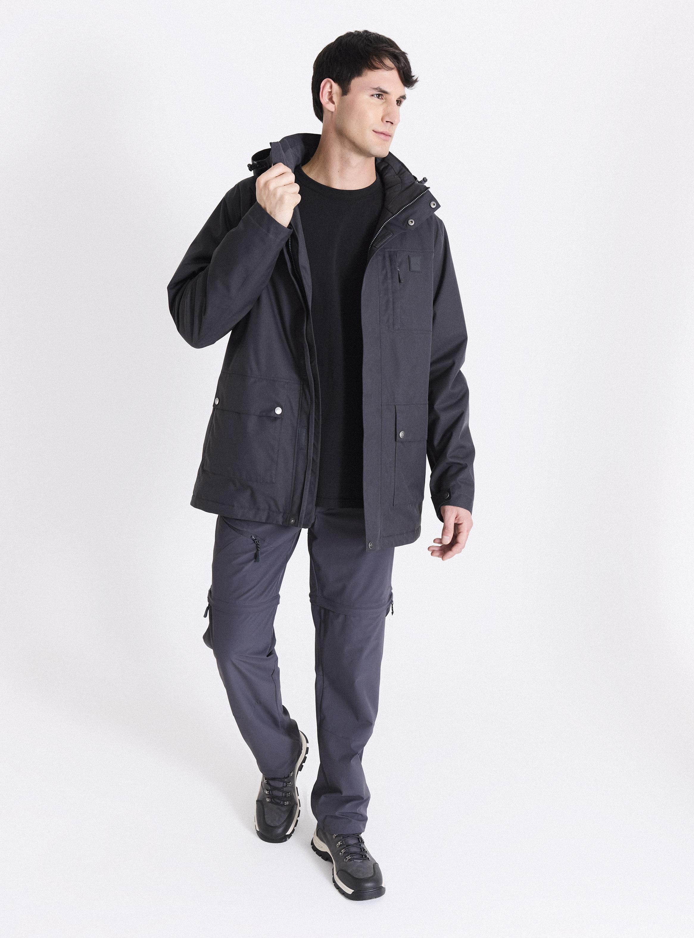 Parka Chaqueta Resistente al Agua-4