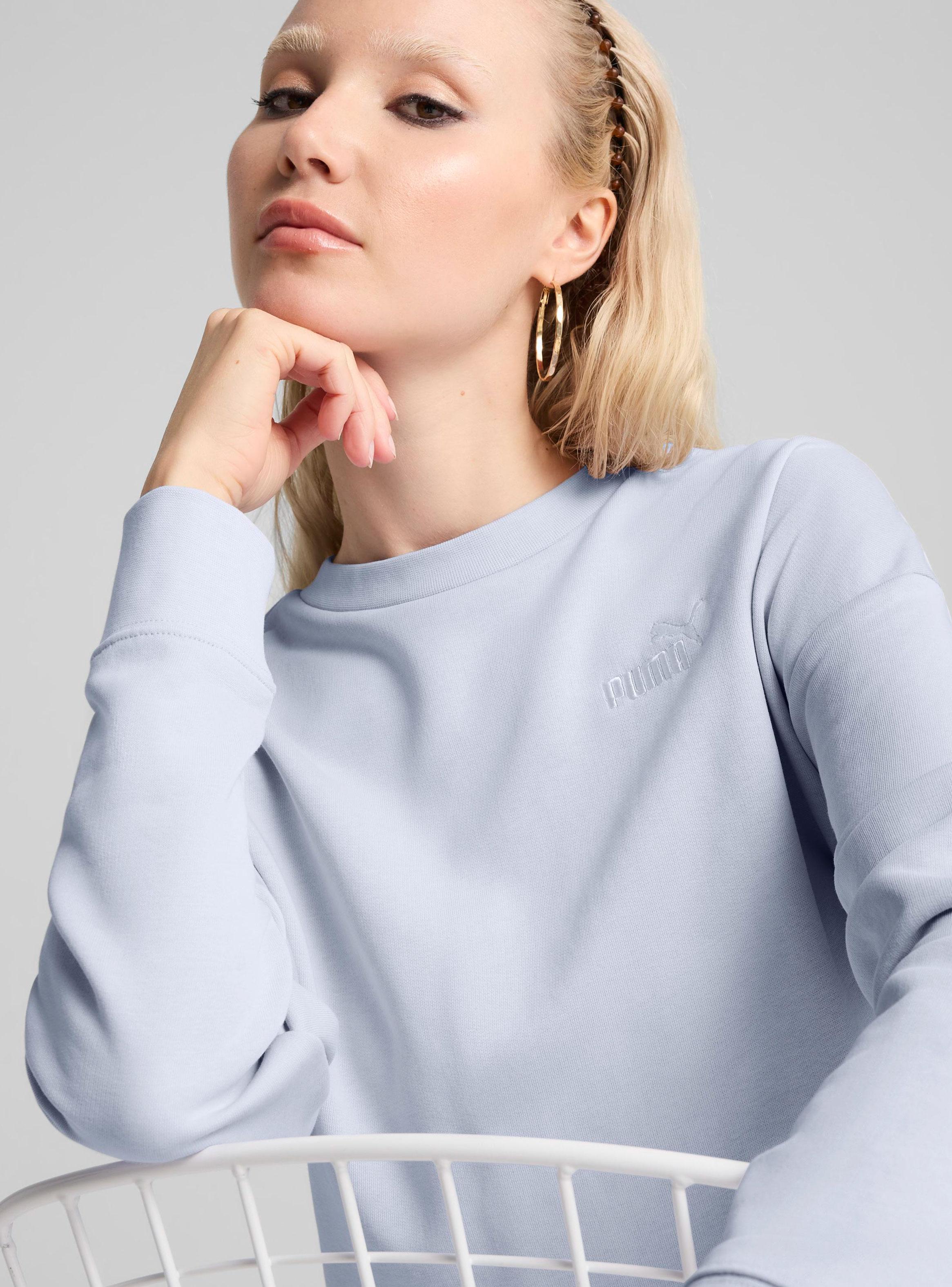 Polerón  Ess Logo Small  Relaxed Crew Tr-2