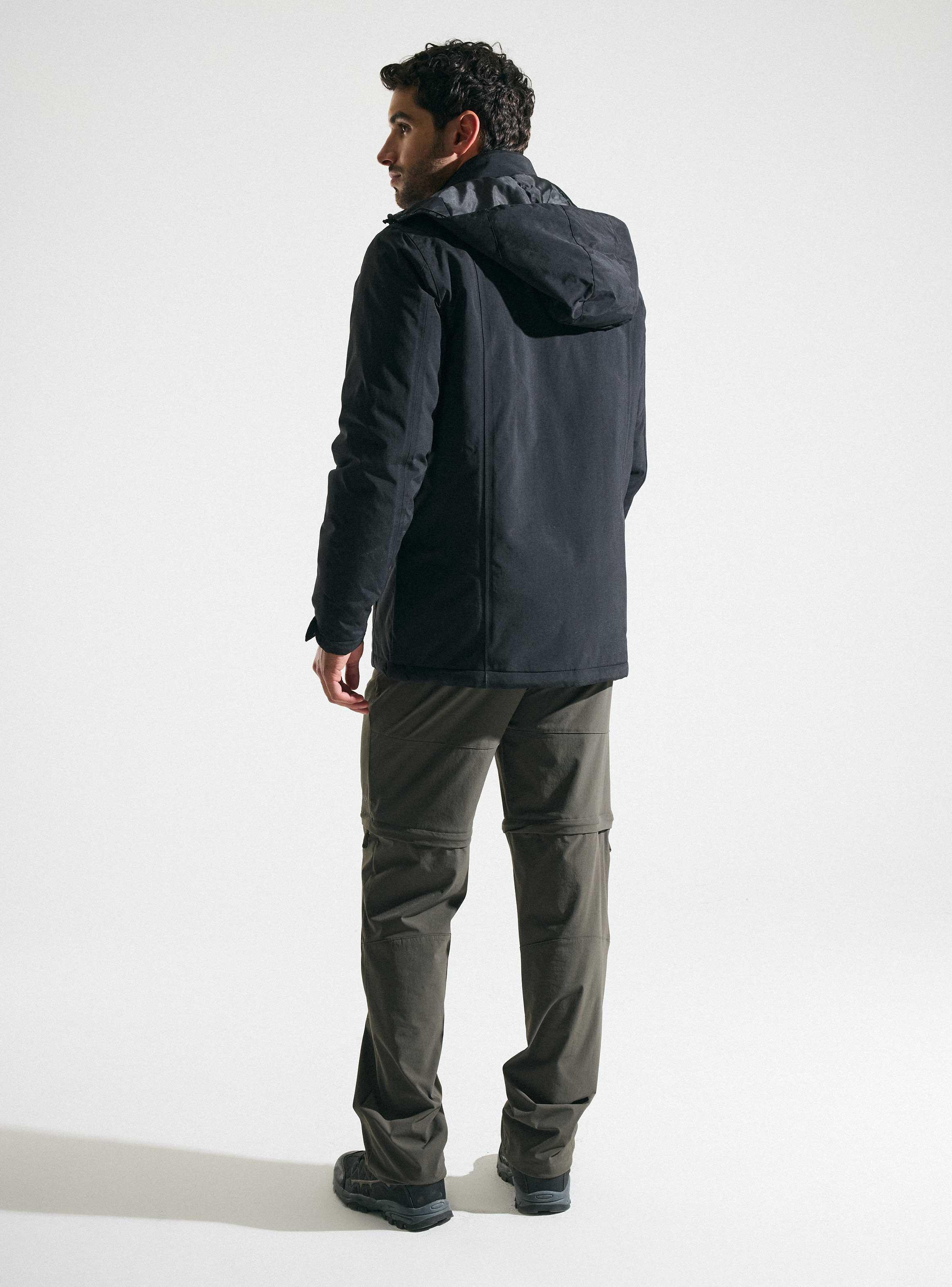 Parka Técnica Resistente Al Agua Gorro Desmontable-5
